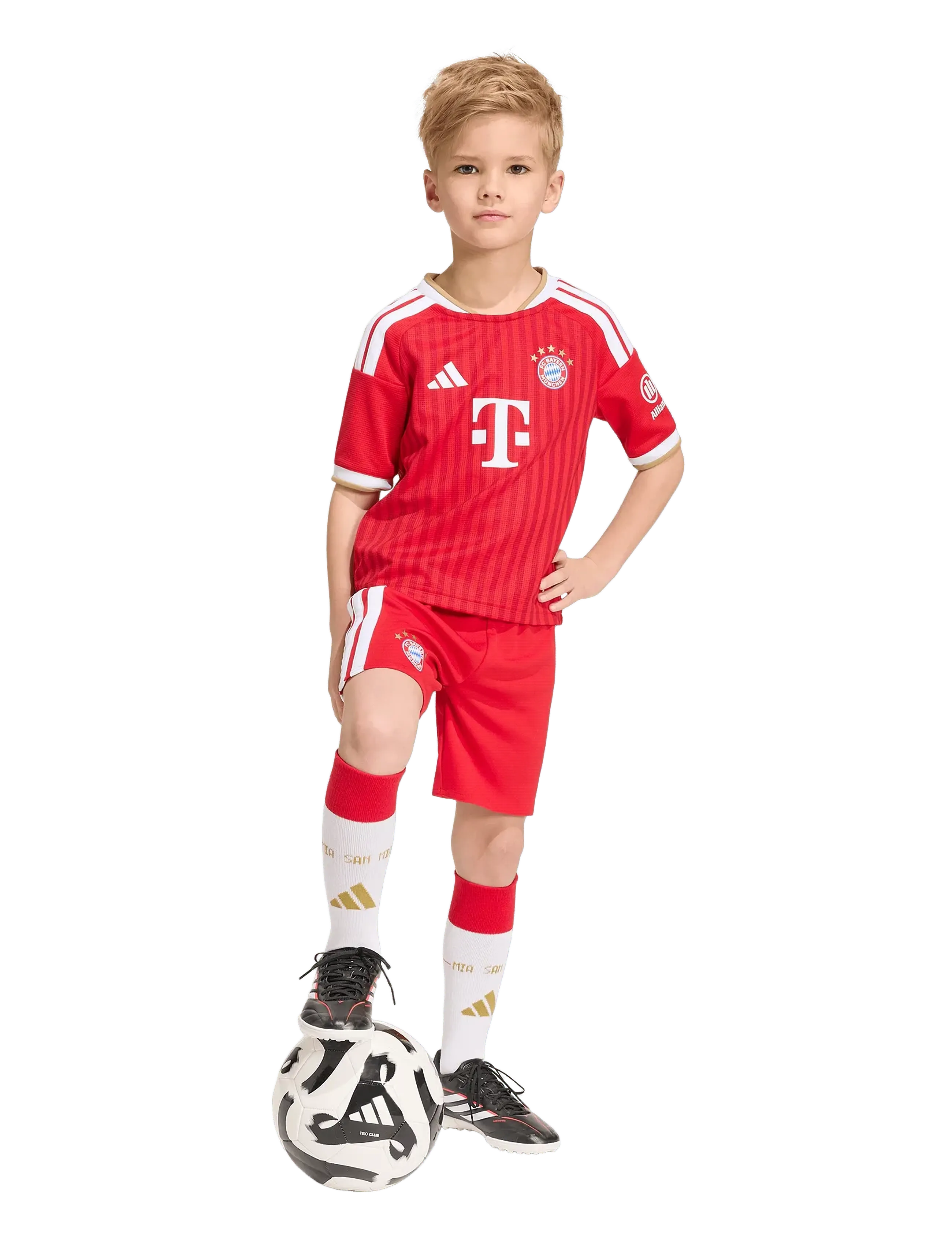 adidas Performance Fcb H Mini, Børn, Børne Fodboldtrøje, Rød, Str: 110