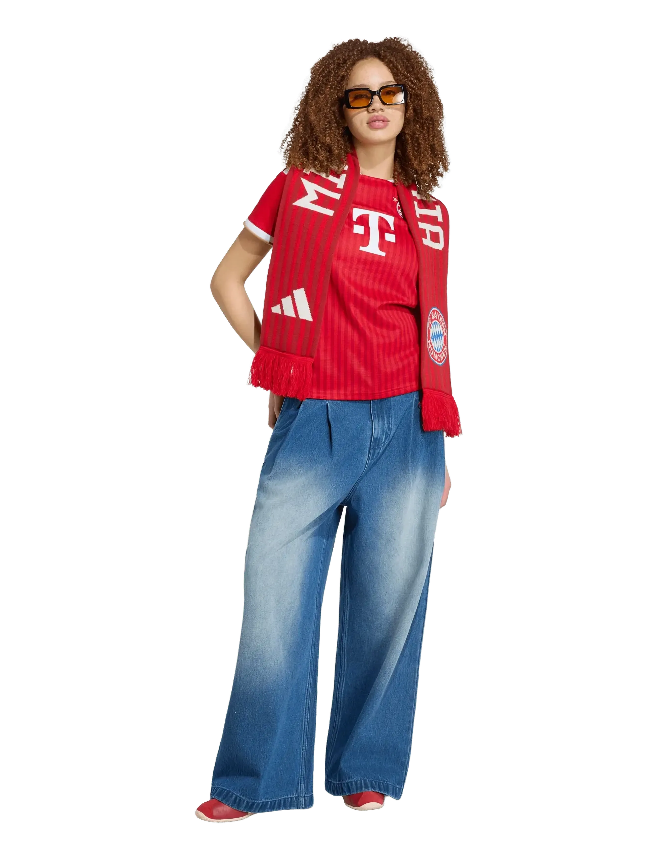 adidas Performance Fc Bayern München Home Jersey Women 26/27, FC Bayern München Fodboldtrøje, Rød, Str: XL