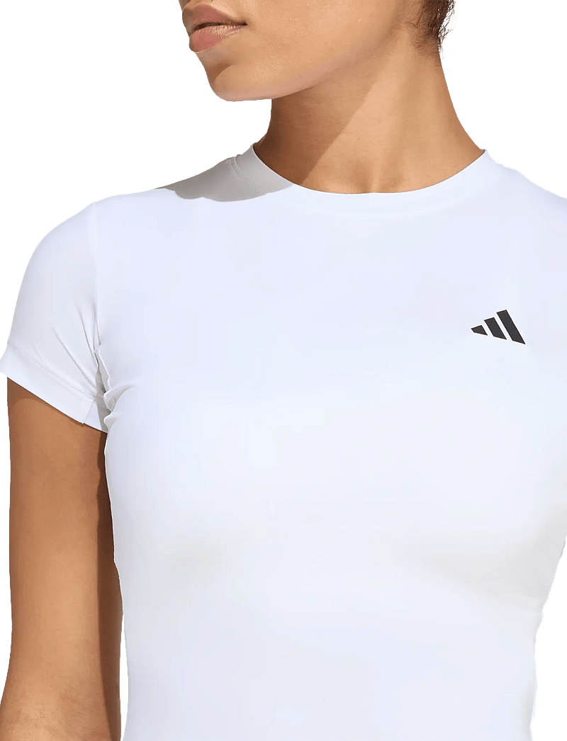 adidas Performance - PL ESS C TEE - t-shirts - white - 4