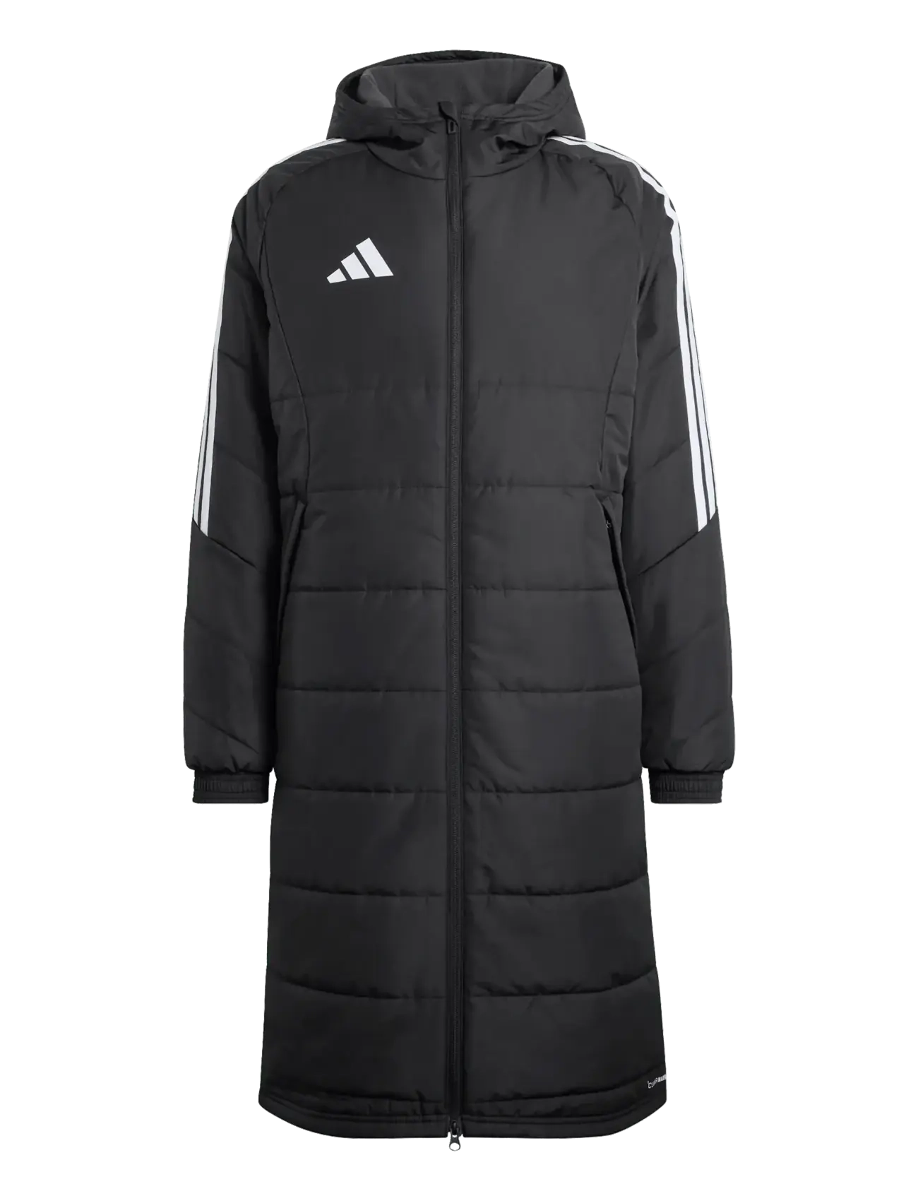 adidas Performance TIRO26 L COAT - Parka Coats - BLACK/WHITE / black