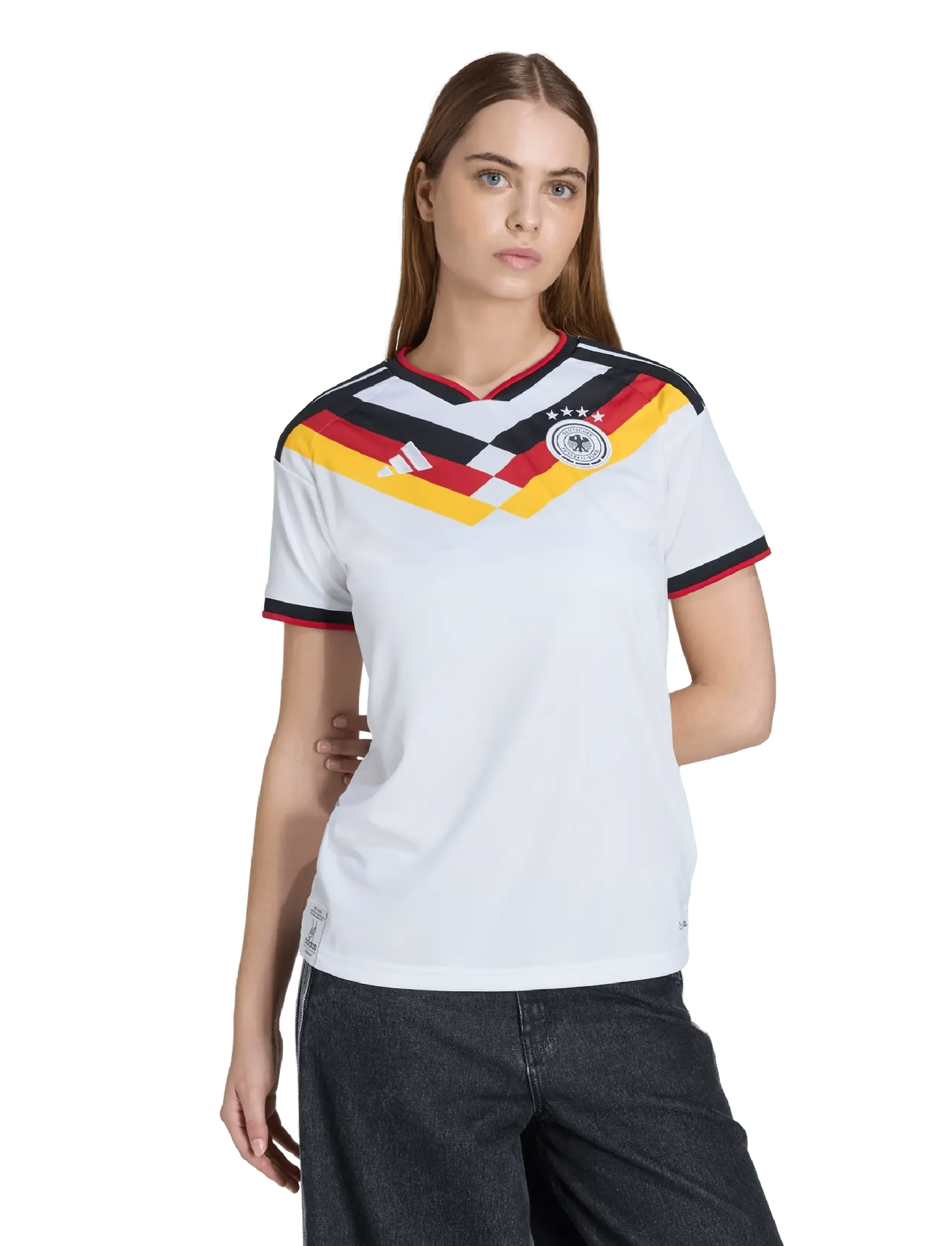 adidas Performance - DFB H JSY W - football shirts - white - 3