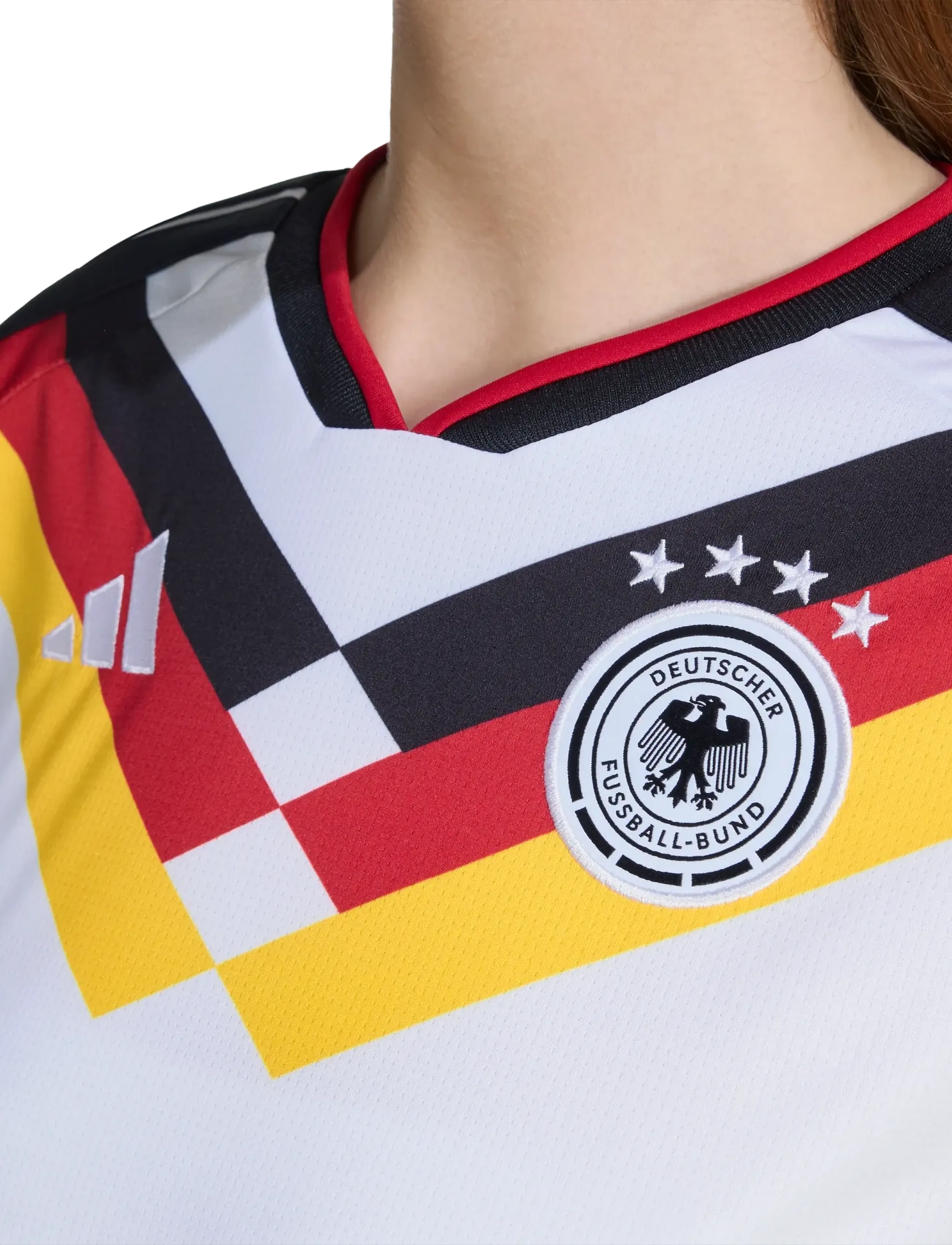 adidas Performance - DFB H JSY W - football shirts - white - 4