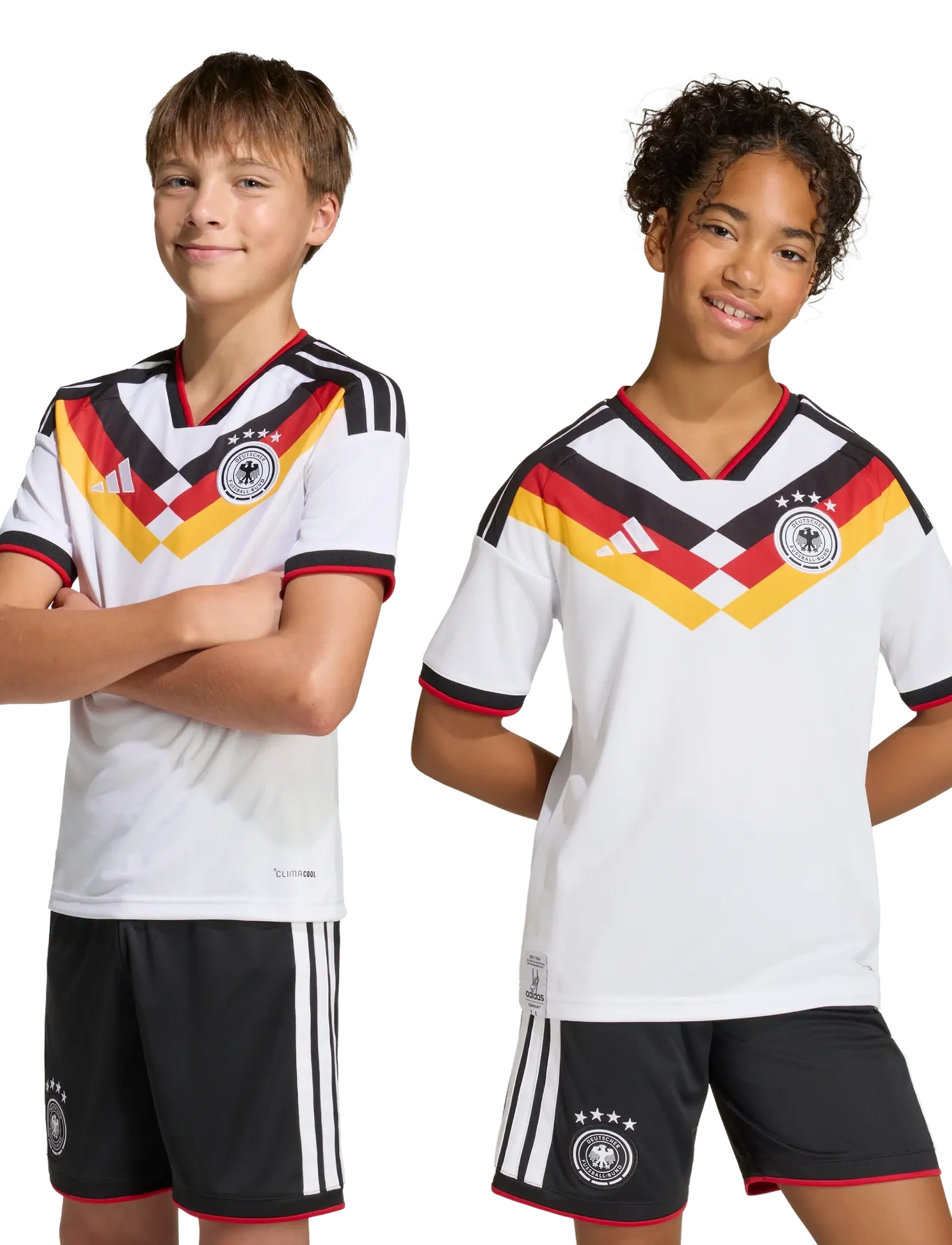 adidas Performance - DFB H JSY Y - sports tops - white - 3