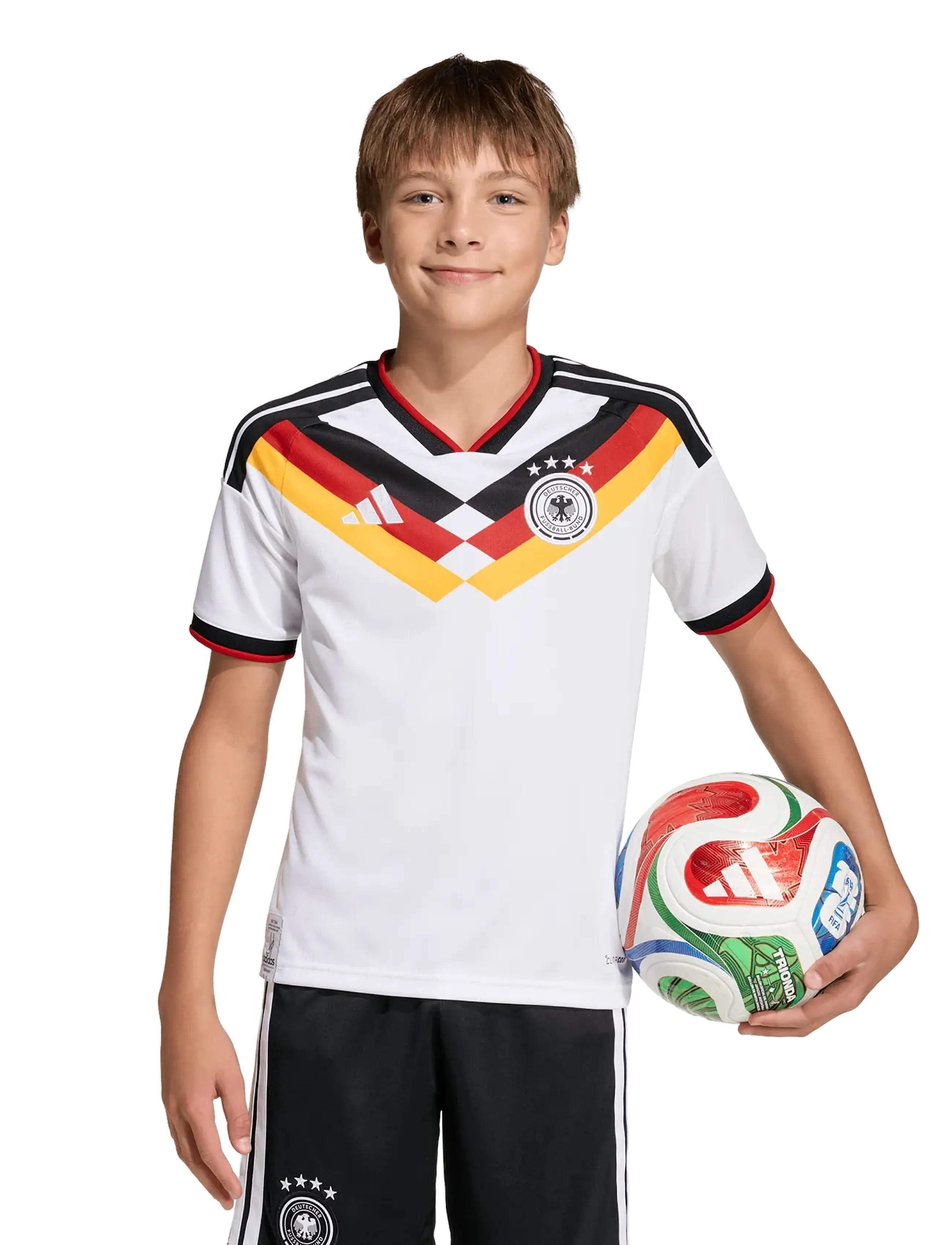 adidas Performance - DFB H JSY Y - sports tops - white - 5