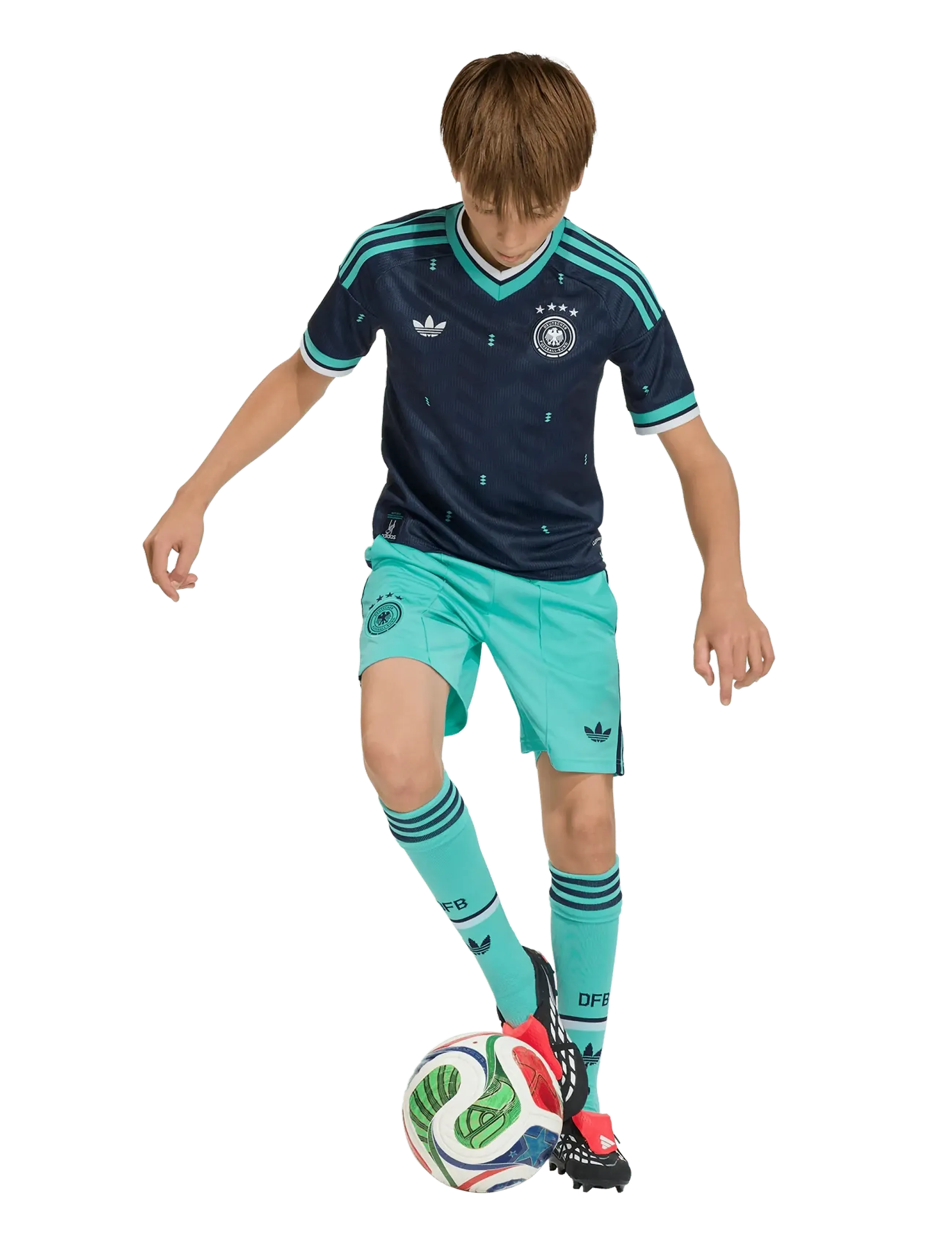 adidas Performance Dfb A Jsy Y, 164, Navy, T-Shirts > Fodboldtrøjer, Børn