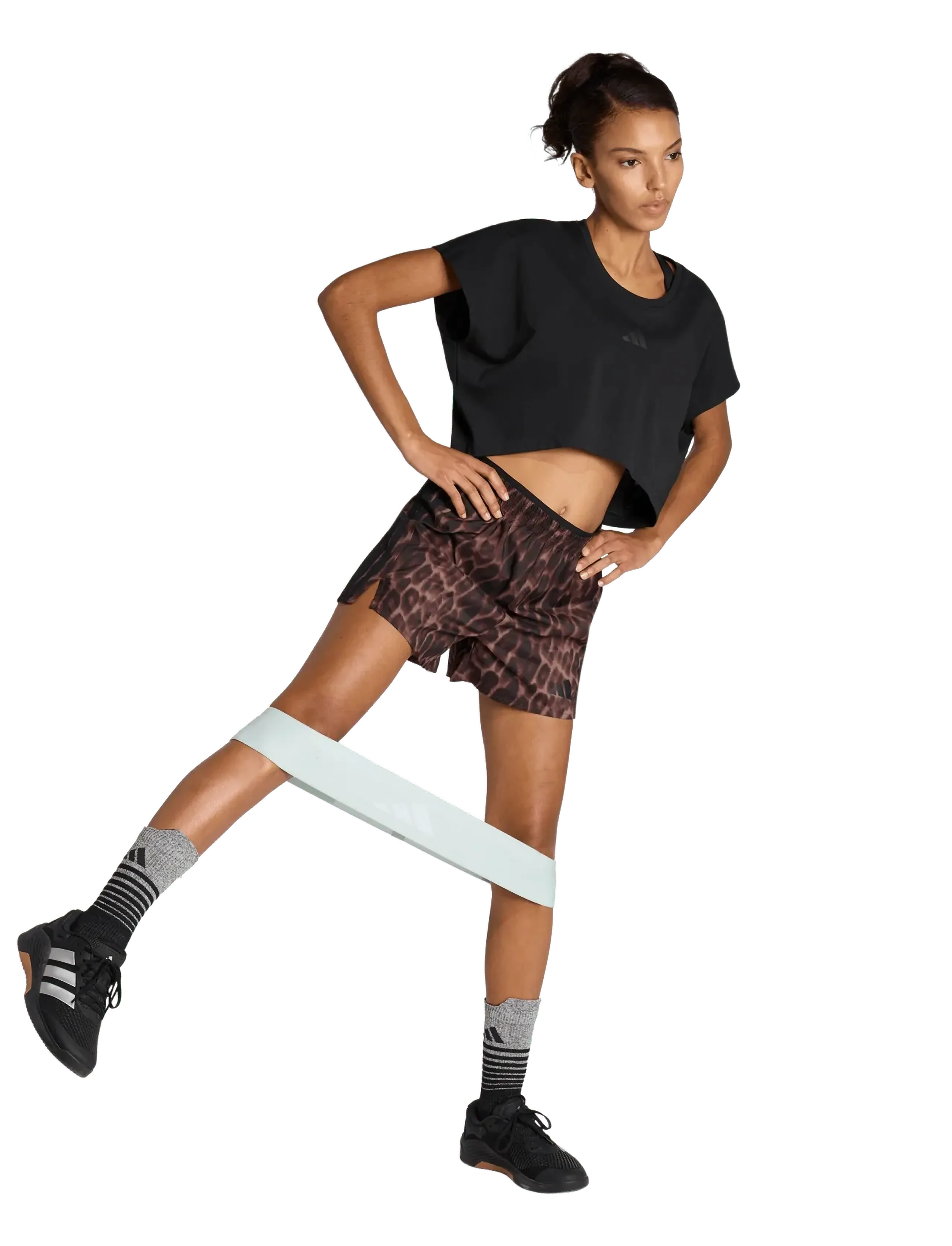 adidas Performance WE 3S AOP SH - adidas Performance - EARSTR/BLACK / multi