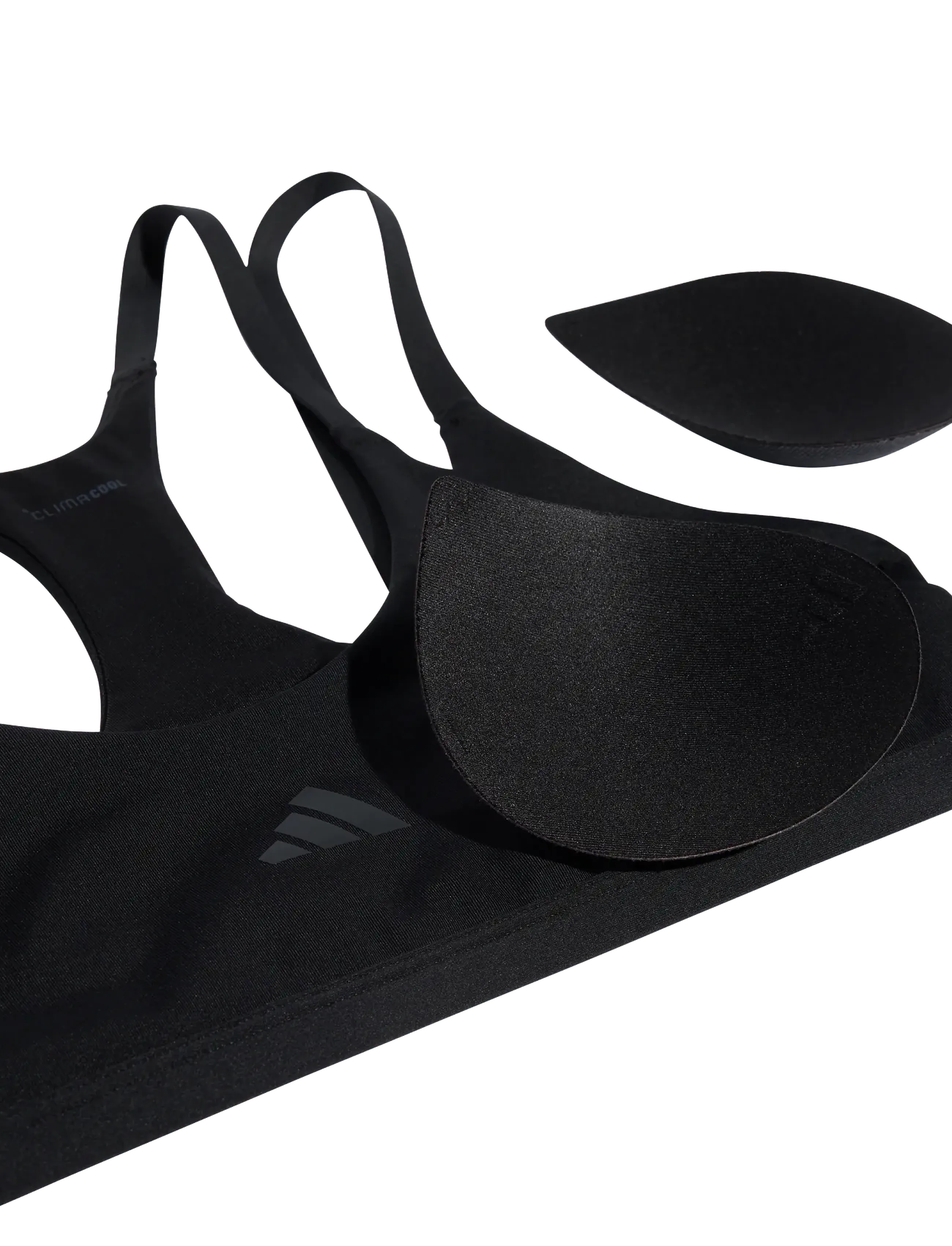 adidas Performance - OPT STRP LS BRA - sport - black - 3