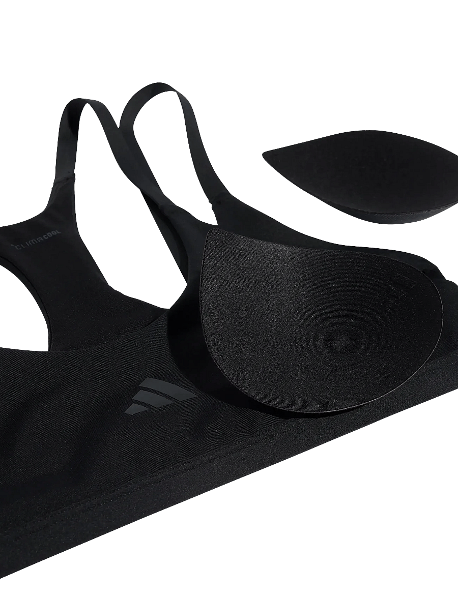 adidas Performance - OPT STRP LS BRA - sports-bh'er - black - 3