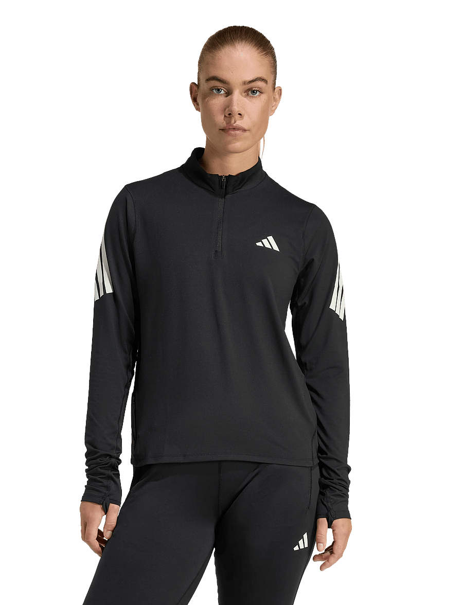 adidas Performance - ADI365/// ZIP W - aluskihina kantavad alussärgid - black - 0