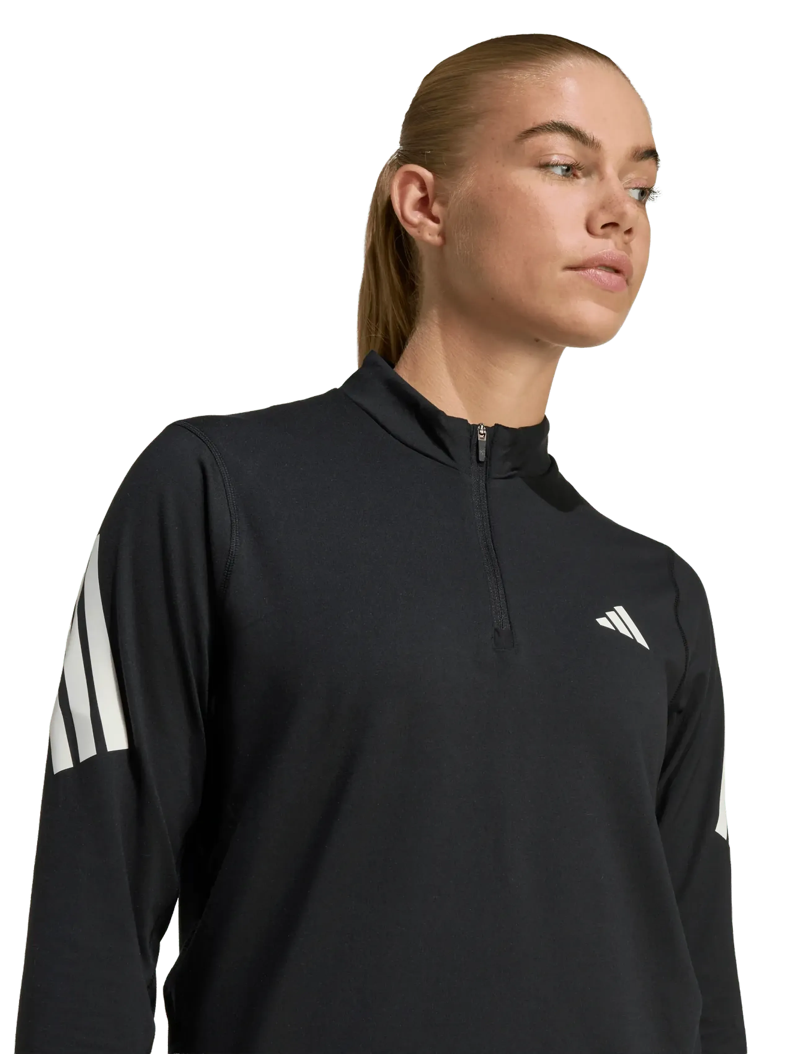 Sweatshirts adidas Vêtement Adi365 Iconic Running demi-zip en polyester 6