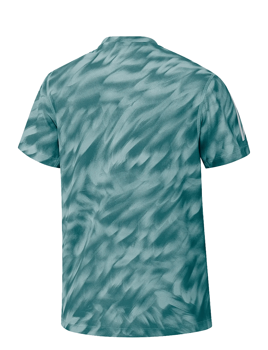 adidas Performance - OTR AOP TEE W - vaatteet - halmin/minton - 2