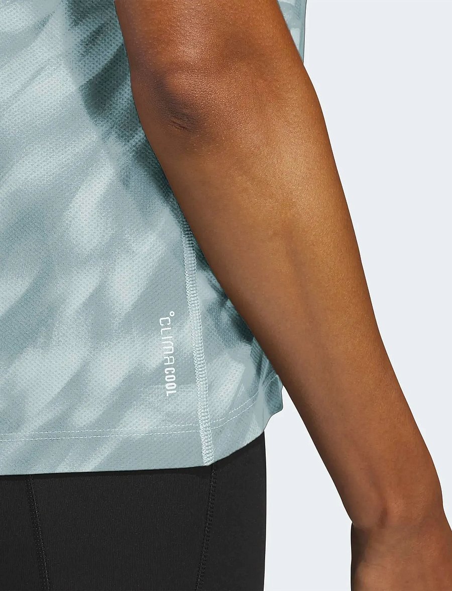 adidas Performance - OTR AOP TEE W - vaatteet - halmin/minton - 5