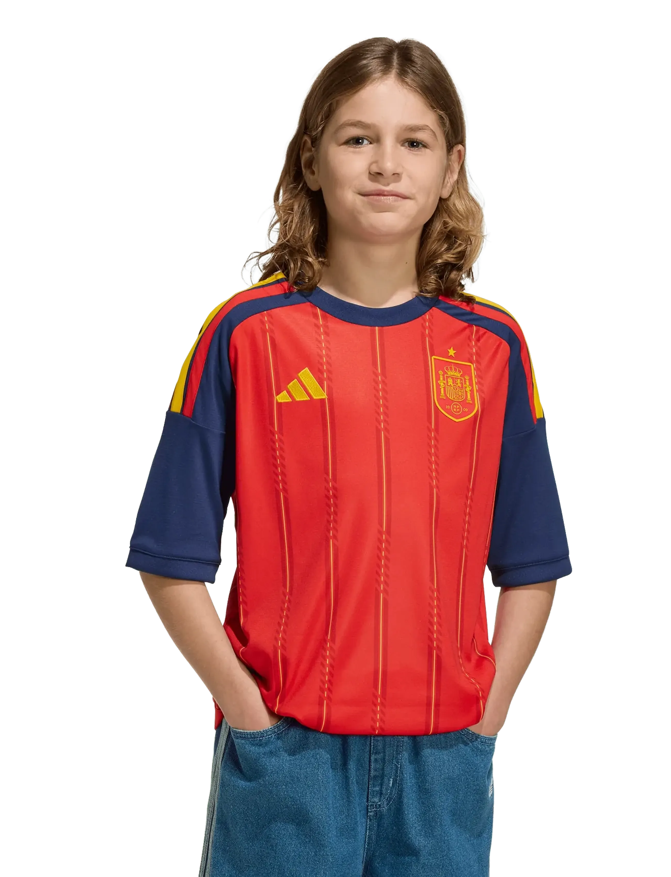 adidas Performance - RFEF H JSY Y - sports tops - vivred - 5