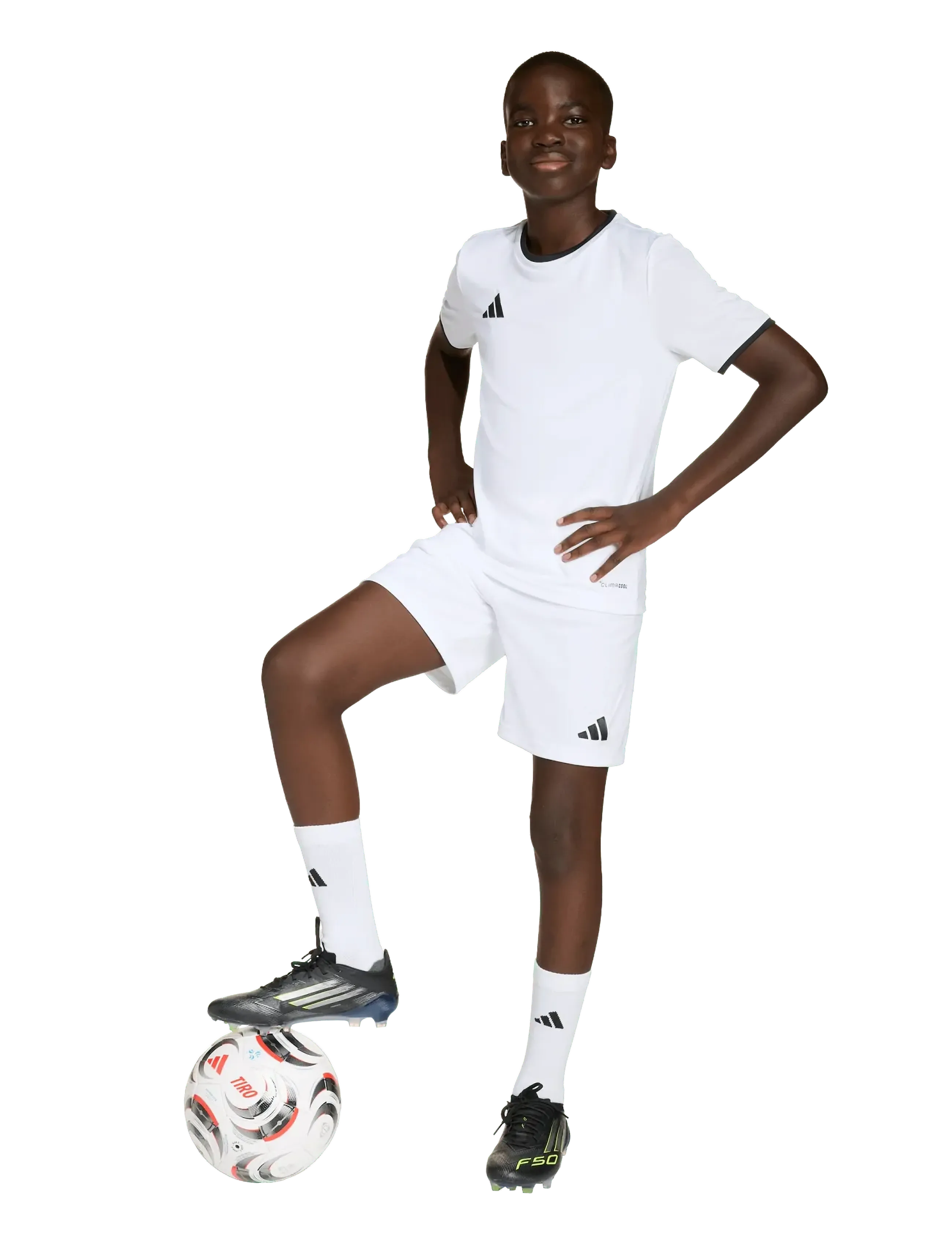 adidas Performance ENT26 SHO Y - Sportimise püksid - WHITE/BLACK / white