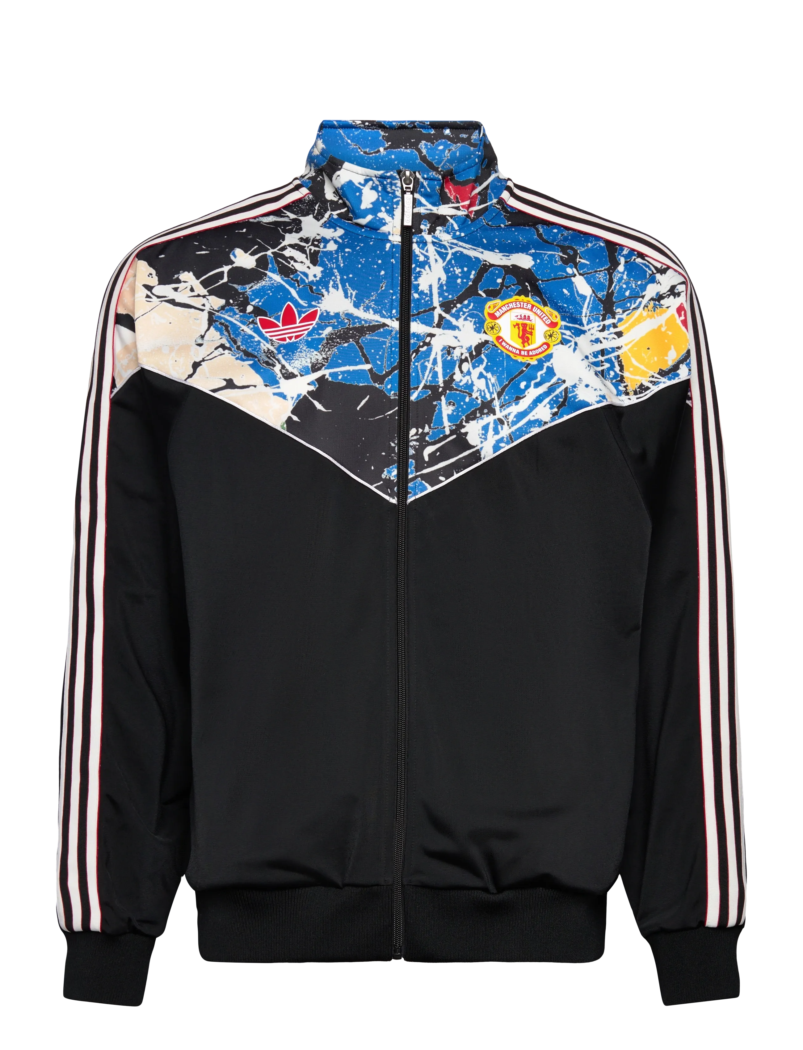 adidas Performance MUFC SR TT - Dressipluusid - BLACK/MULTCO / black