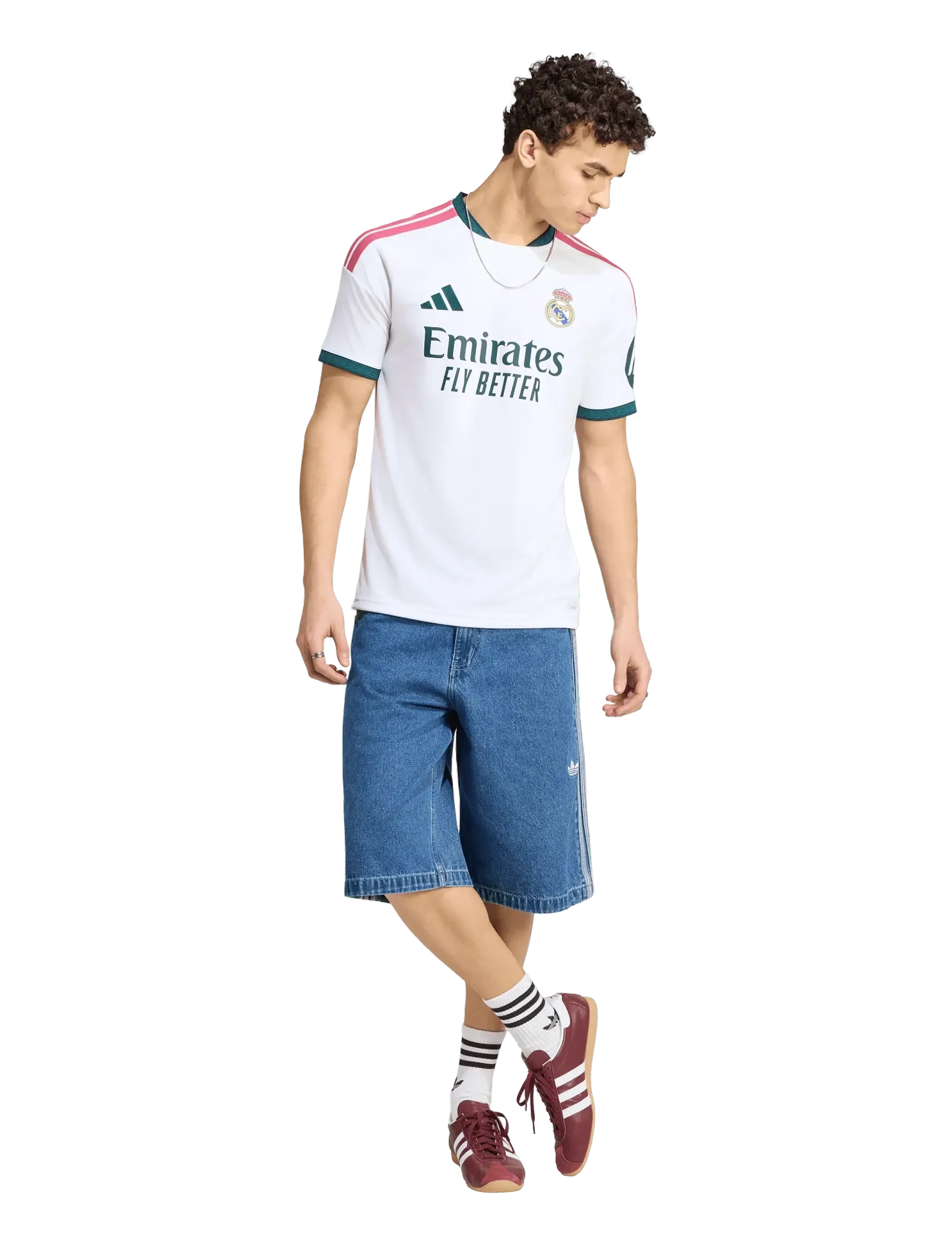 adidas Performance Real Madrid Home Jersey, Mænd, Real Madrid Hjemmebanetrøje, Hvid, Str: S