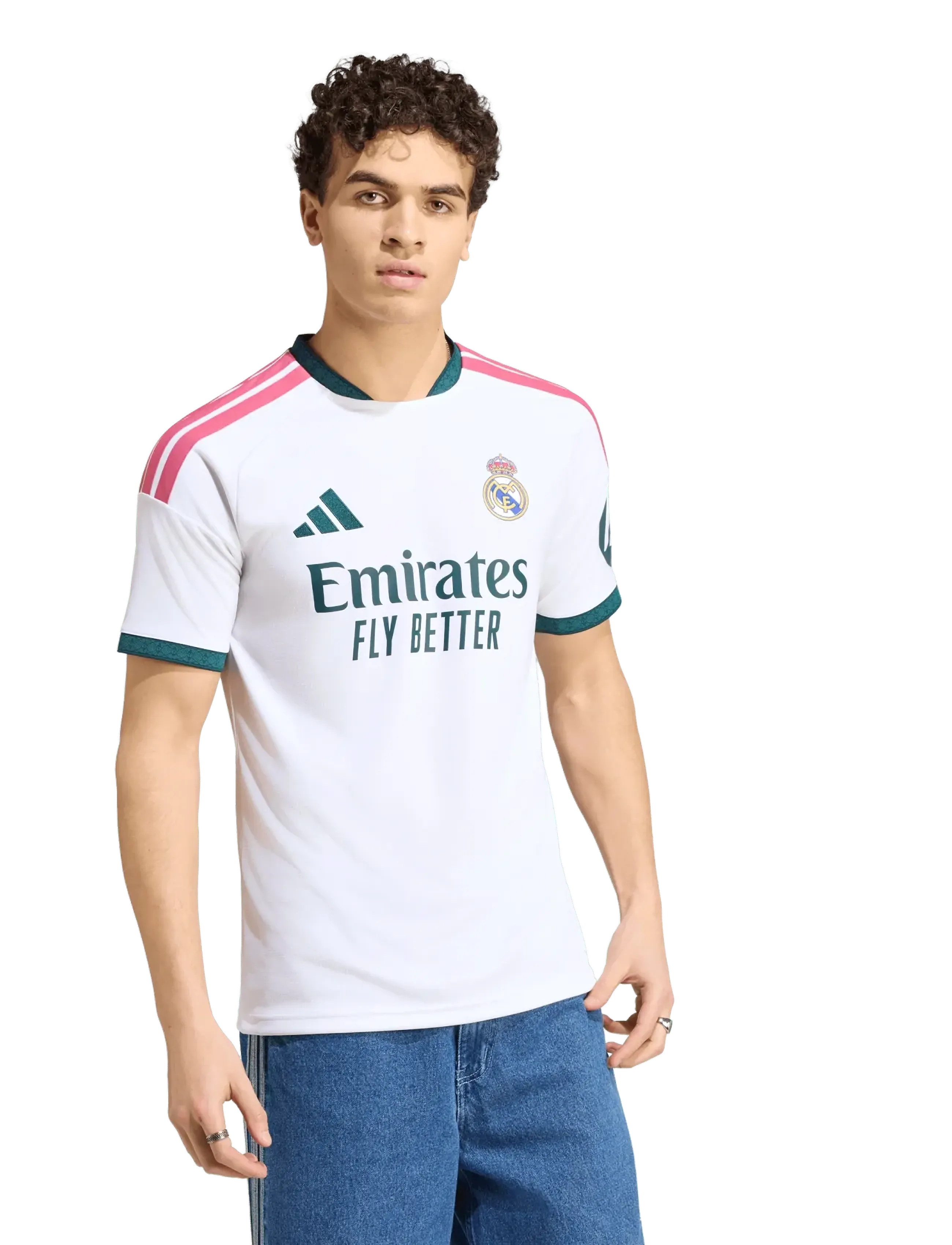 adidas Performance - REAL H JSY - fußballoberteile - white - 3