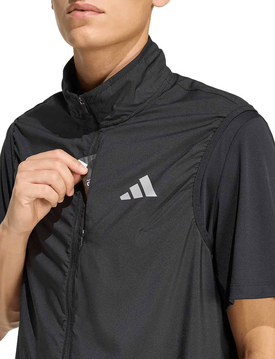 adidas Performance - Run Ess Vest M - vestid - black - 4