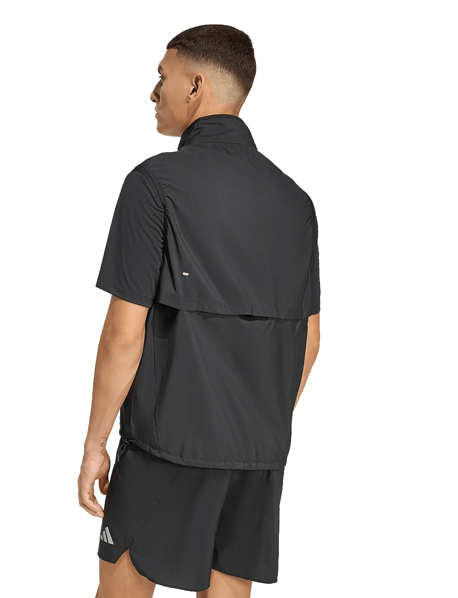 adidas Performance - Run Ess Vest M - vestid - black - 5
