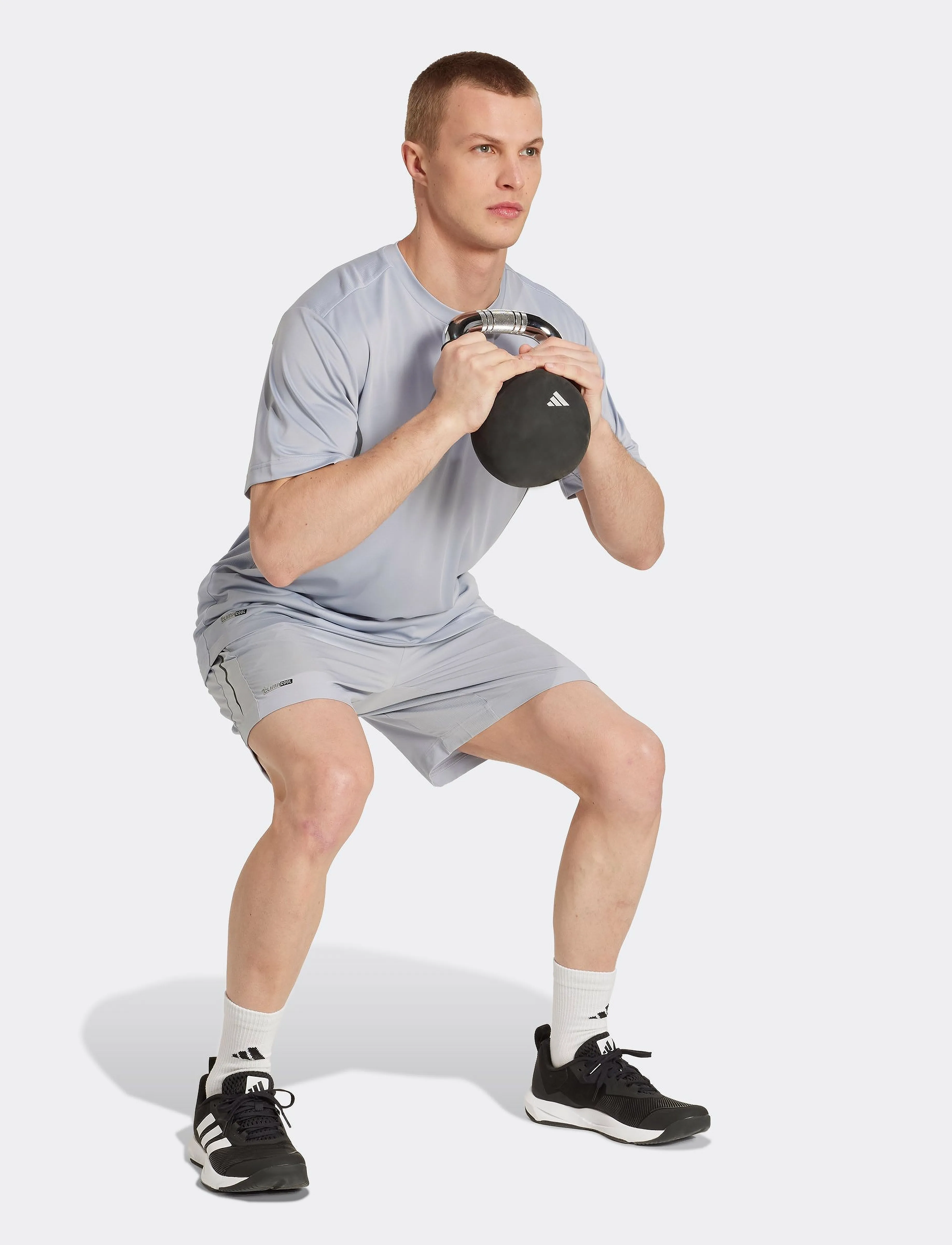 adidas Performance Tech App Gf Tee, XXL, Sport Oberteile, Grau - T-shirts, Männerswear