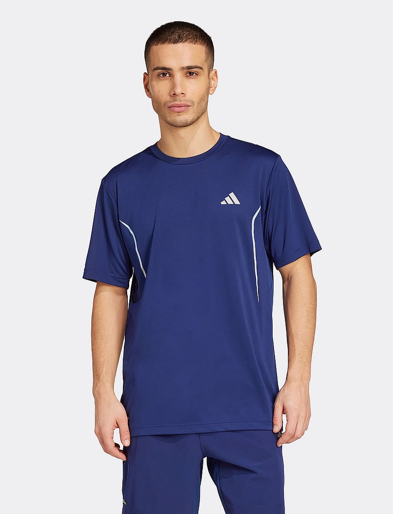 adidas Performance - TECH APP GF TEE - t-shirts - dkblue - 0