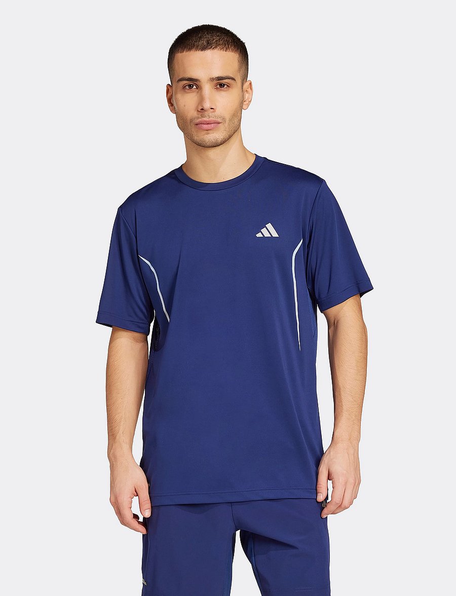 adidas Performance - TECH APP GF TEE - t-shirts - dkblue - 0