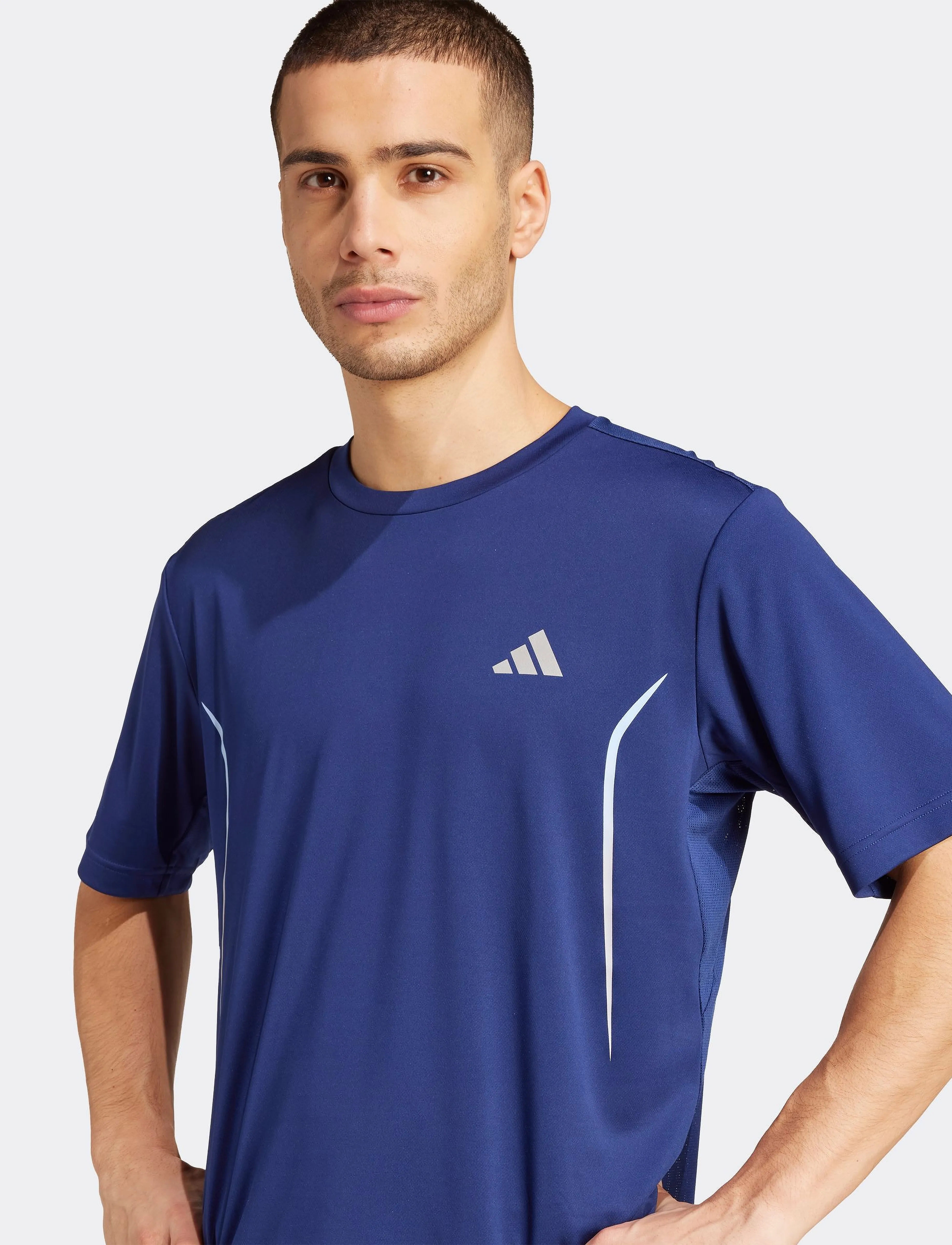 adidas Performance - TECH APP GF TEE - t-shirts - dkblue - 2
