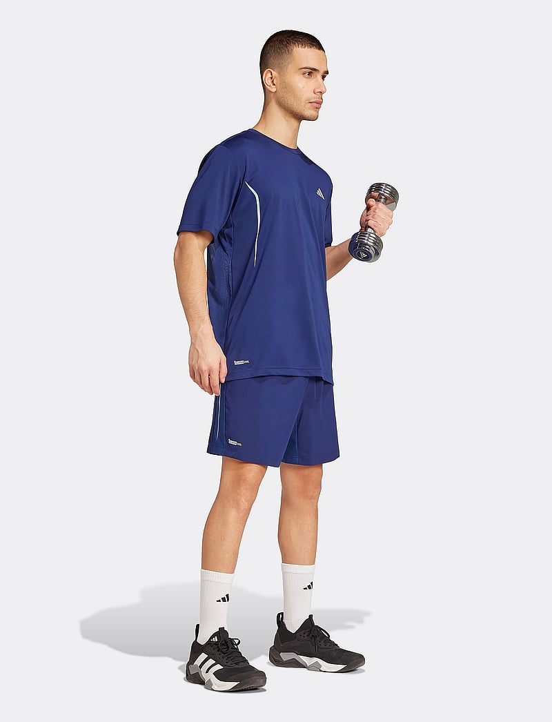adidas Performance - TECH APP GF TEE - t-shirts - dkblue - 3