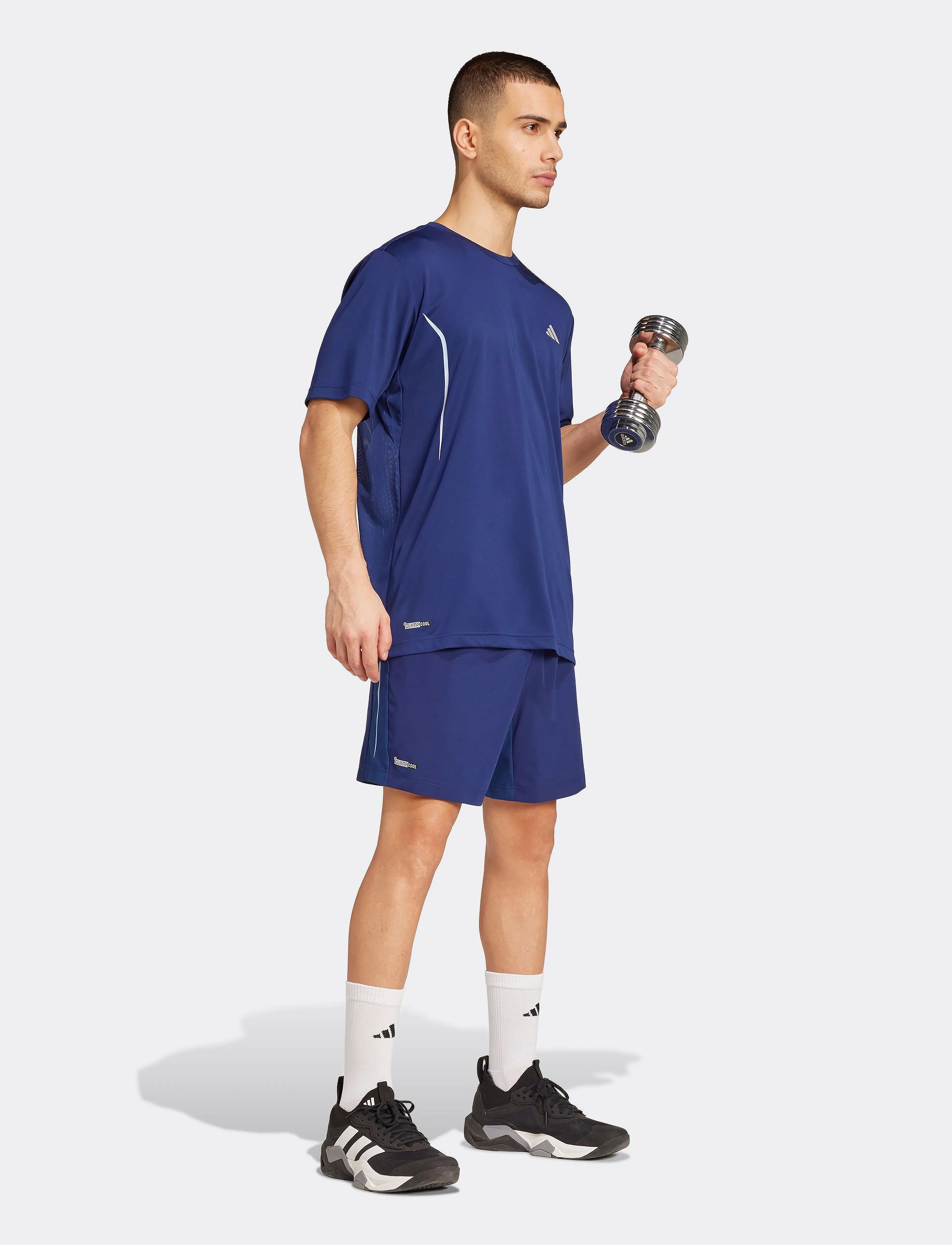 adidas Performance - TECH APP GF TEE - t-shirts - dkblue - 3