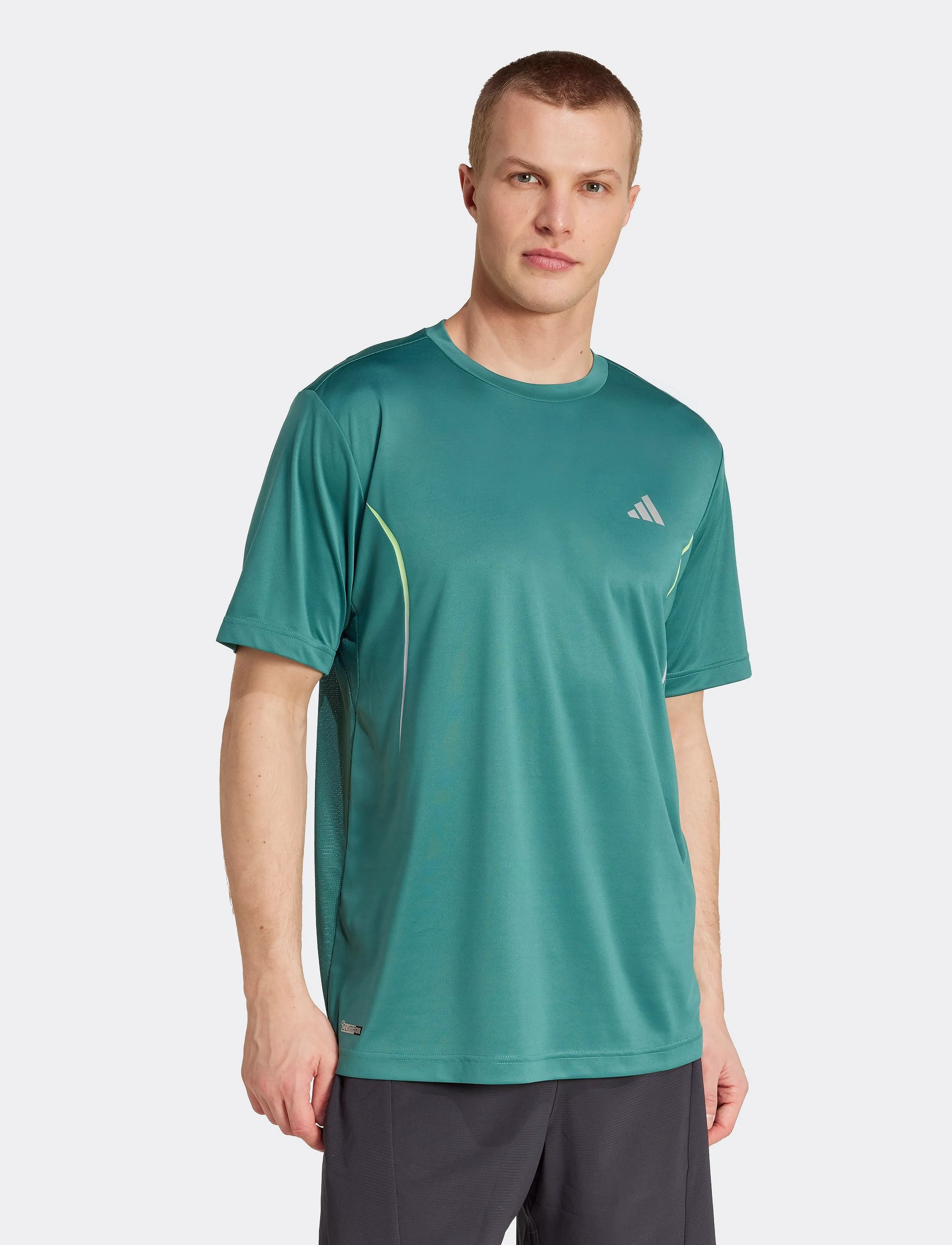 adidas Performance Tech App Gf Tee, XS, Sport Oberteile, Blau - T-shirts, Männerswear