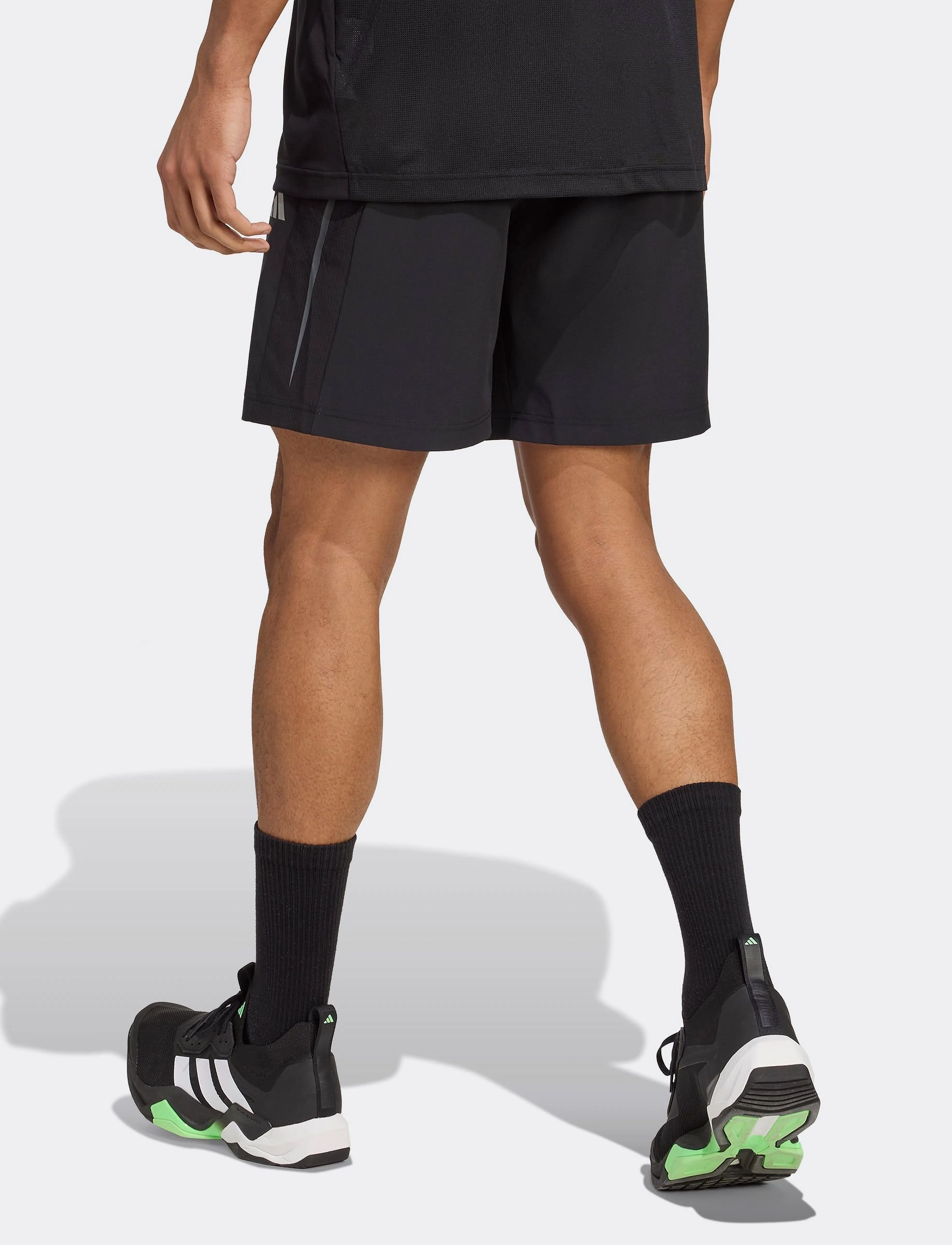 adidas Performance - TECH APP GFXSHO - träningsshorts - black - 3