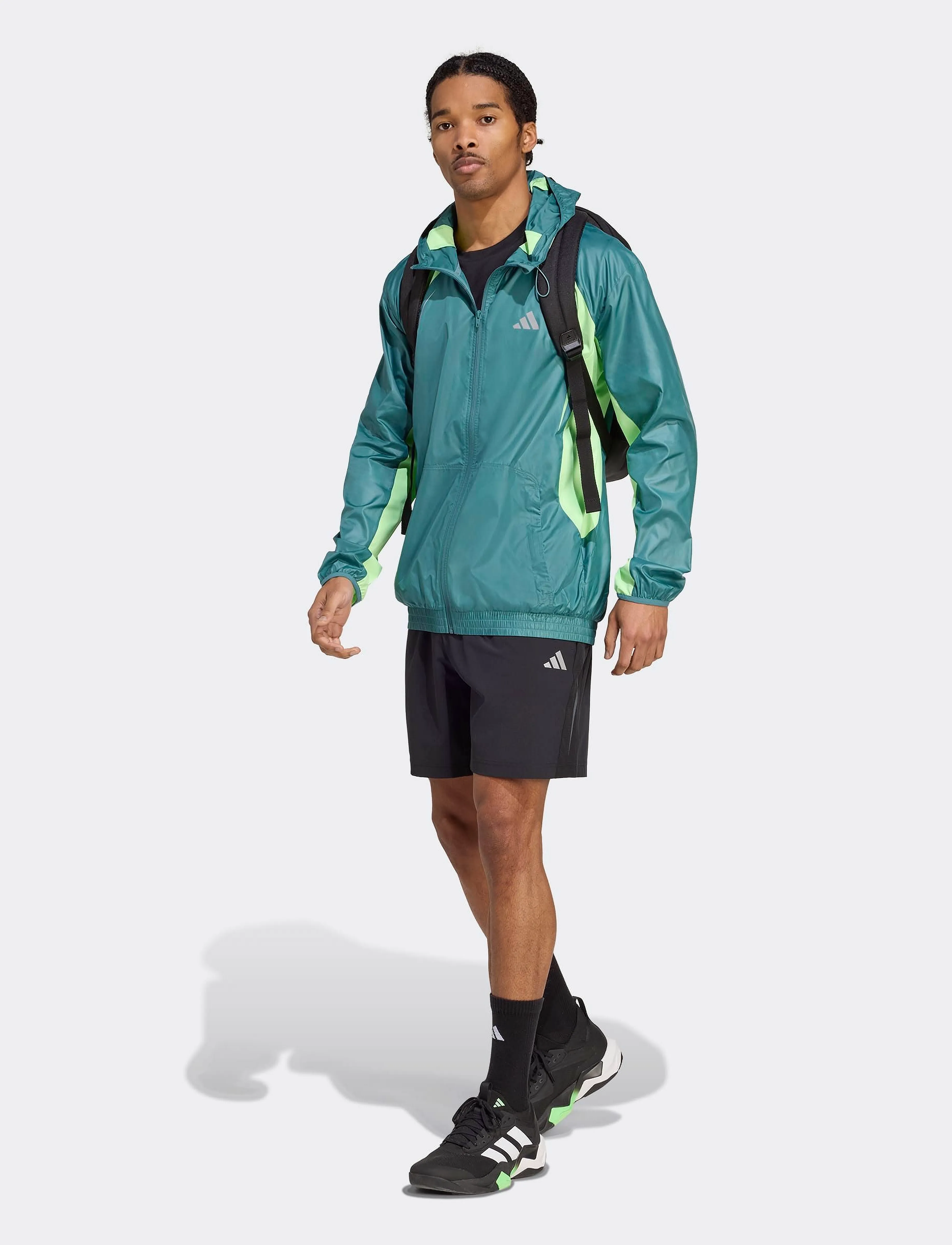 adidas Performance - TECH APP GFXSHO - träningsshorts - black - 5