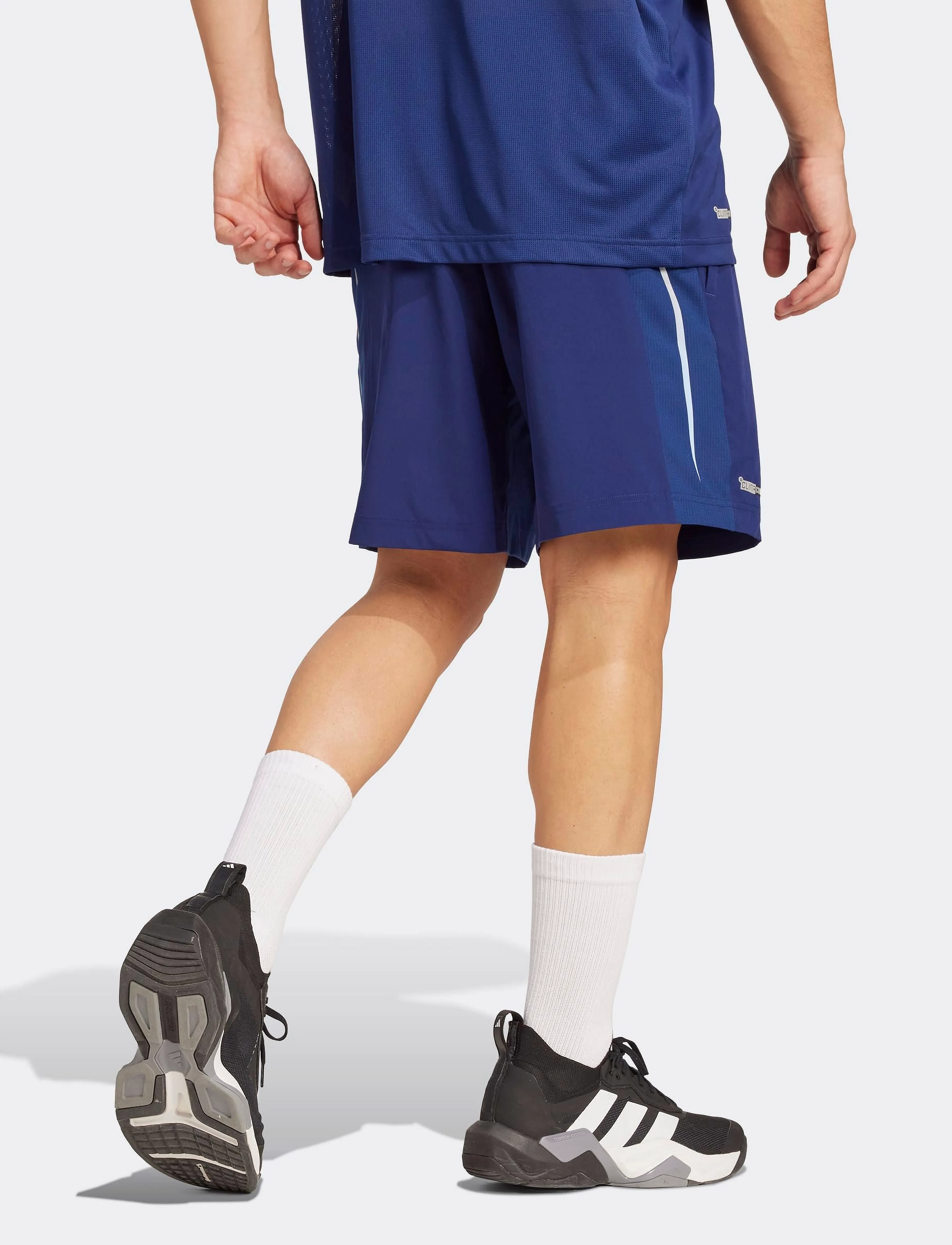 adidas Performance - TECH APP GFXSHO - training shorts - dkblue - 3
