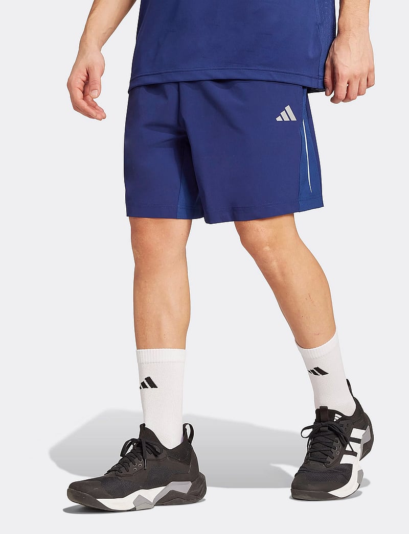 adidas Performance - TECH APP GFXSHO - training shorts - dkblue - 4