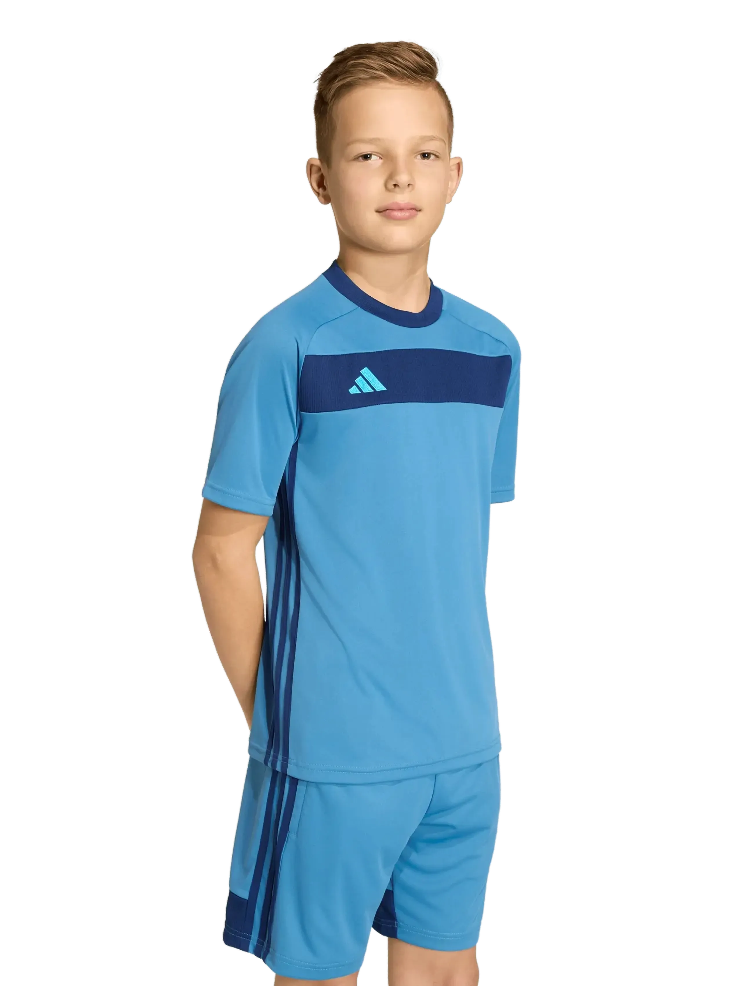adidas Performance - TIRO ES JSY Y - sports tops - duin/dkblue/luaq - 5