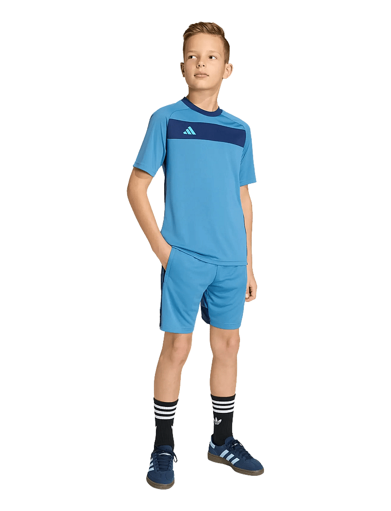 adidas Performance - TIRO ES SHO Y - sportsshorts - duin/dkblue/luaq - 0