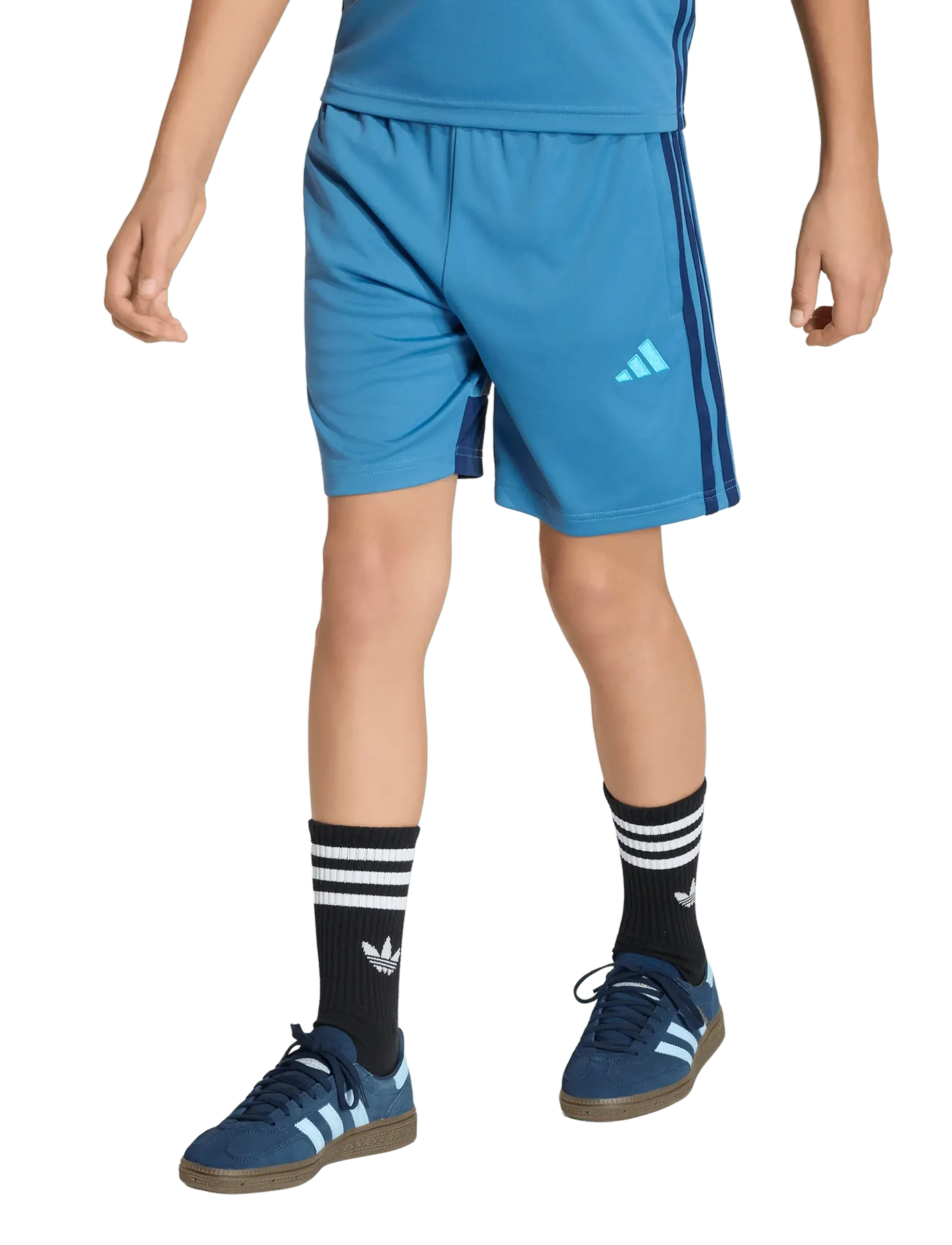 adidas Performance - TIRO ES SHO Y - sporta šorti - duin/dkblue/luaq - 3