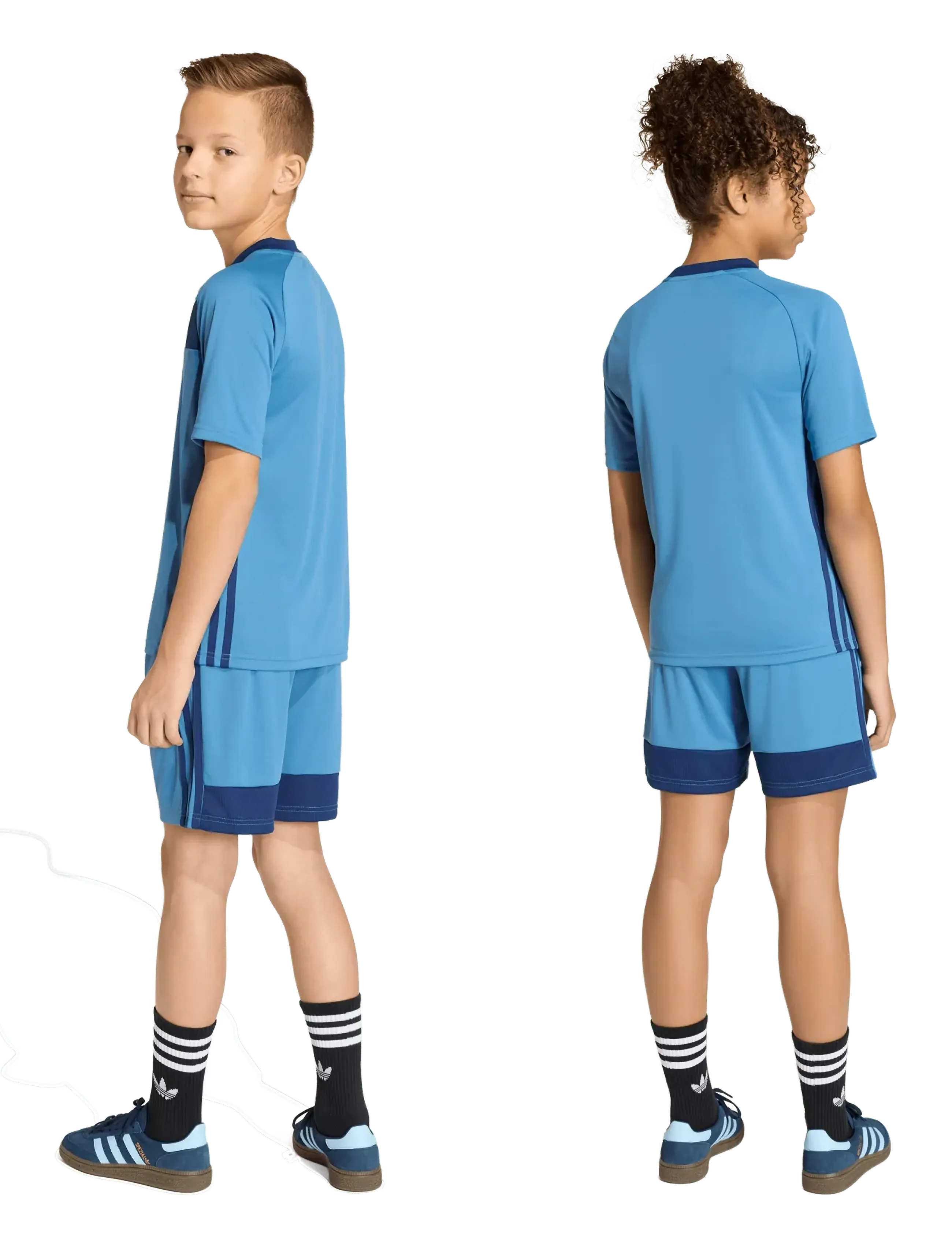 adidas Performance - TIRO ES SHO Y - sporta šorti - duin/dkblue/luaq - 5