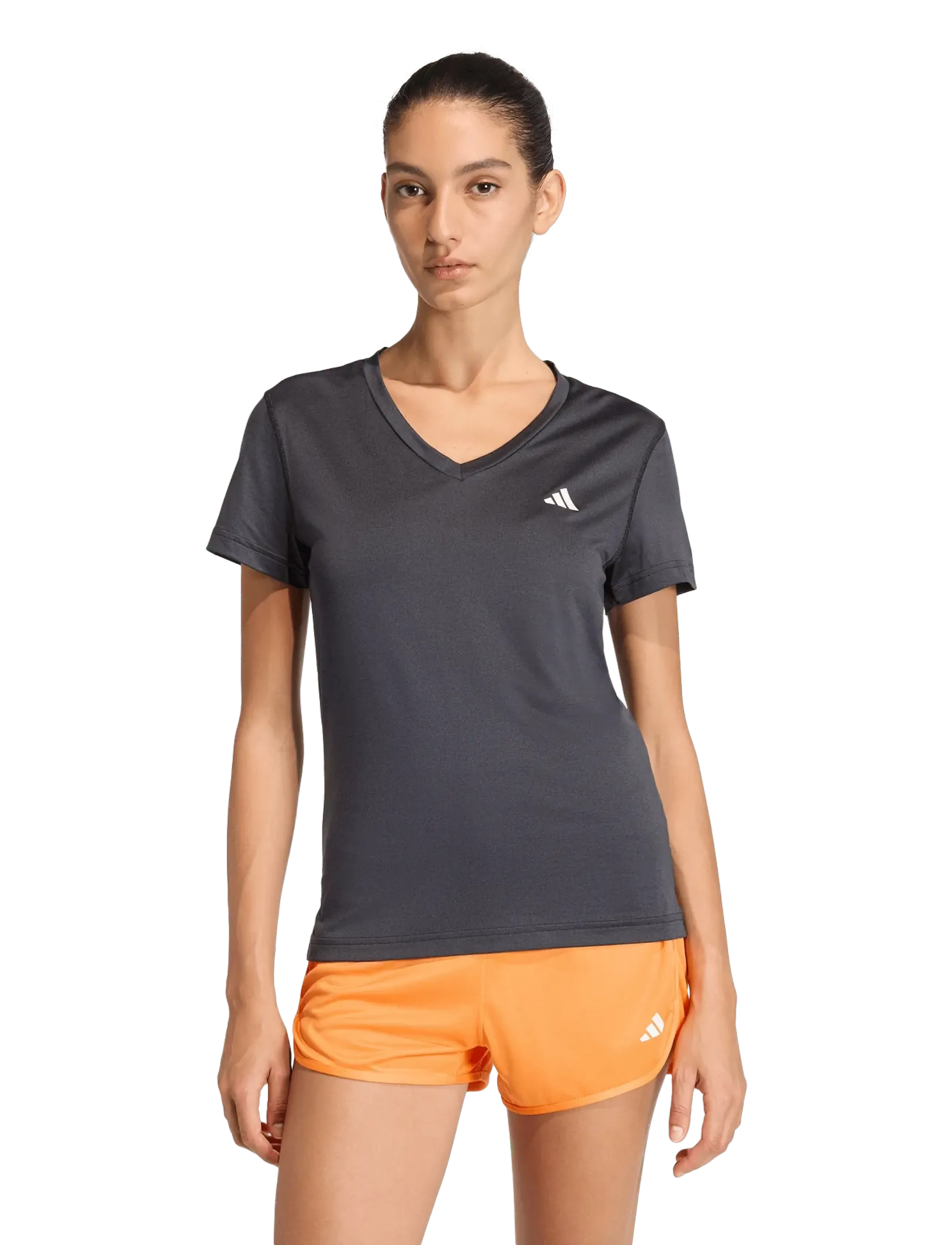 adidas Performance WE MIN V NK TEE - Överdelar - BLACK / black