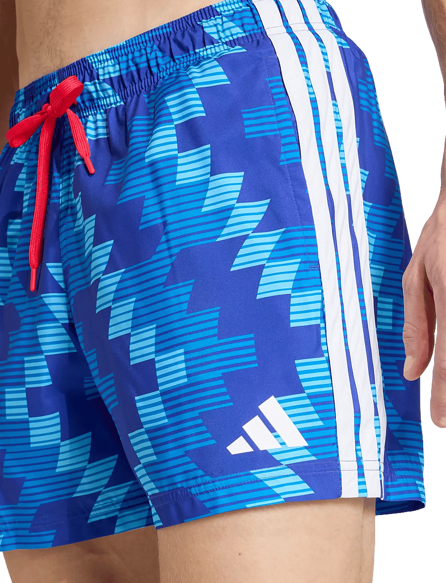 adidas Performance - Firebird AOP SH 5IN - badehose - seblbu/white - 3