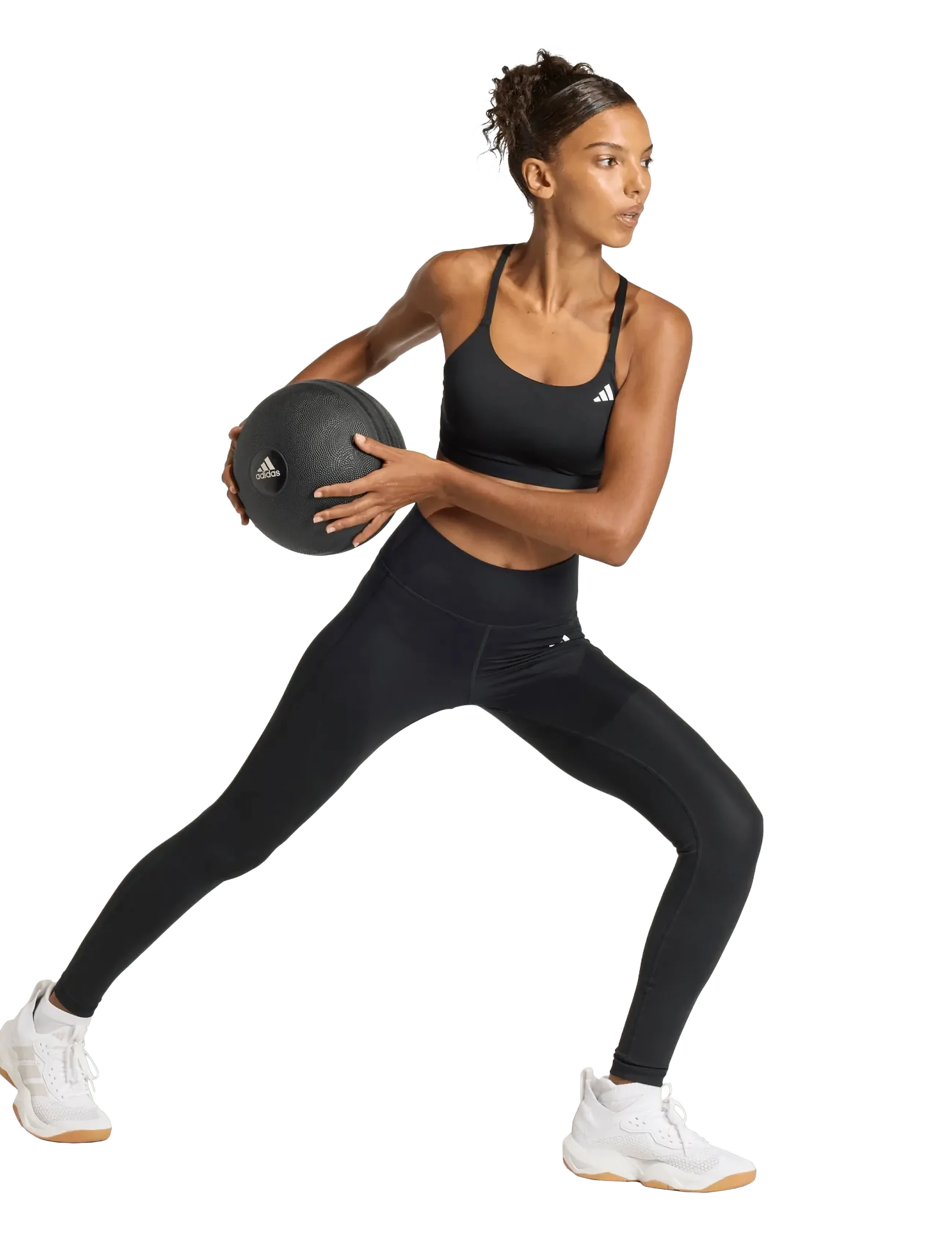 adidas Performance - OPT ESS LS BRA - sport-bhs - black - 3