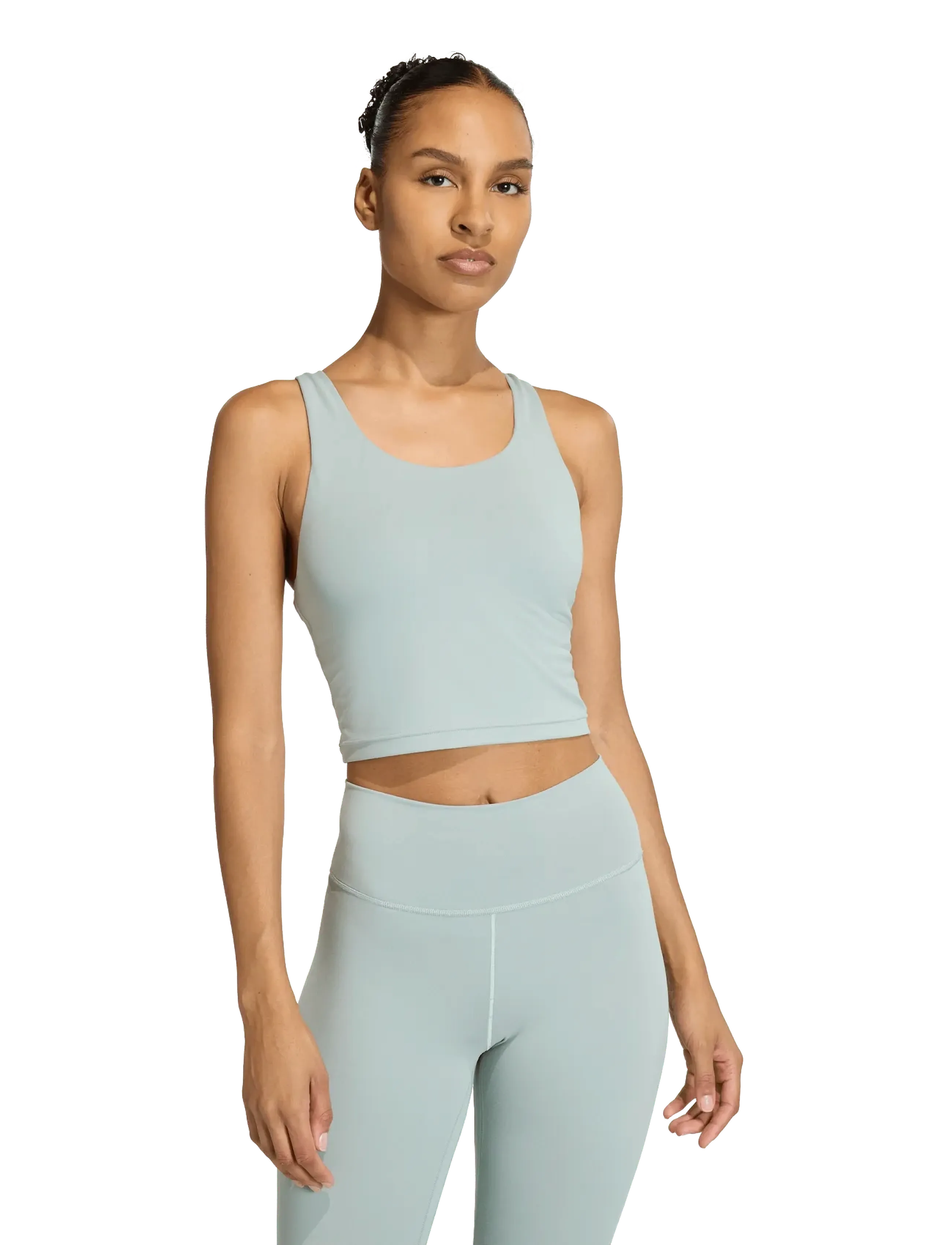 adidas Performance All Me Ms Tank, M, Grün, Frauen
