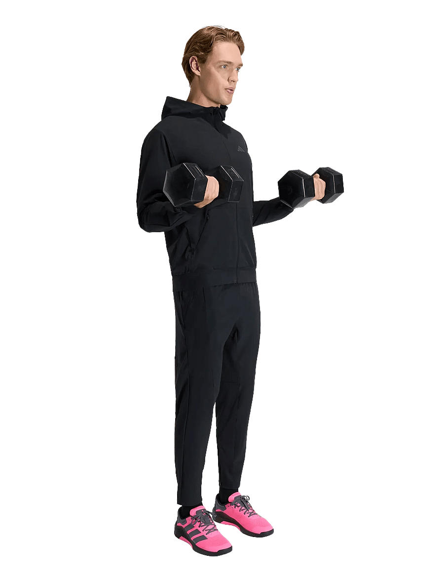 adidas Performance - D4T HYBRID FZ H - veste sport - black - 0