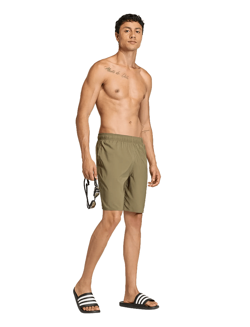 adidas Performance - ESS SH 8IN - swim shorts - olistr/white - 3