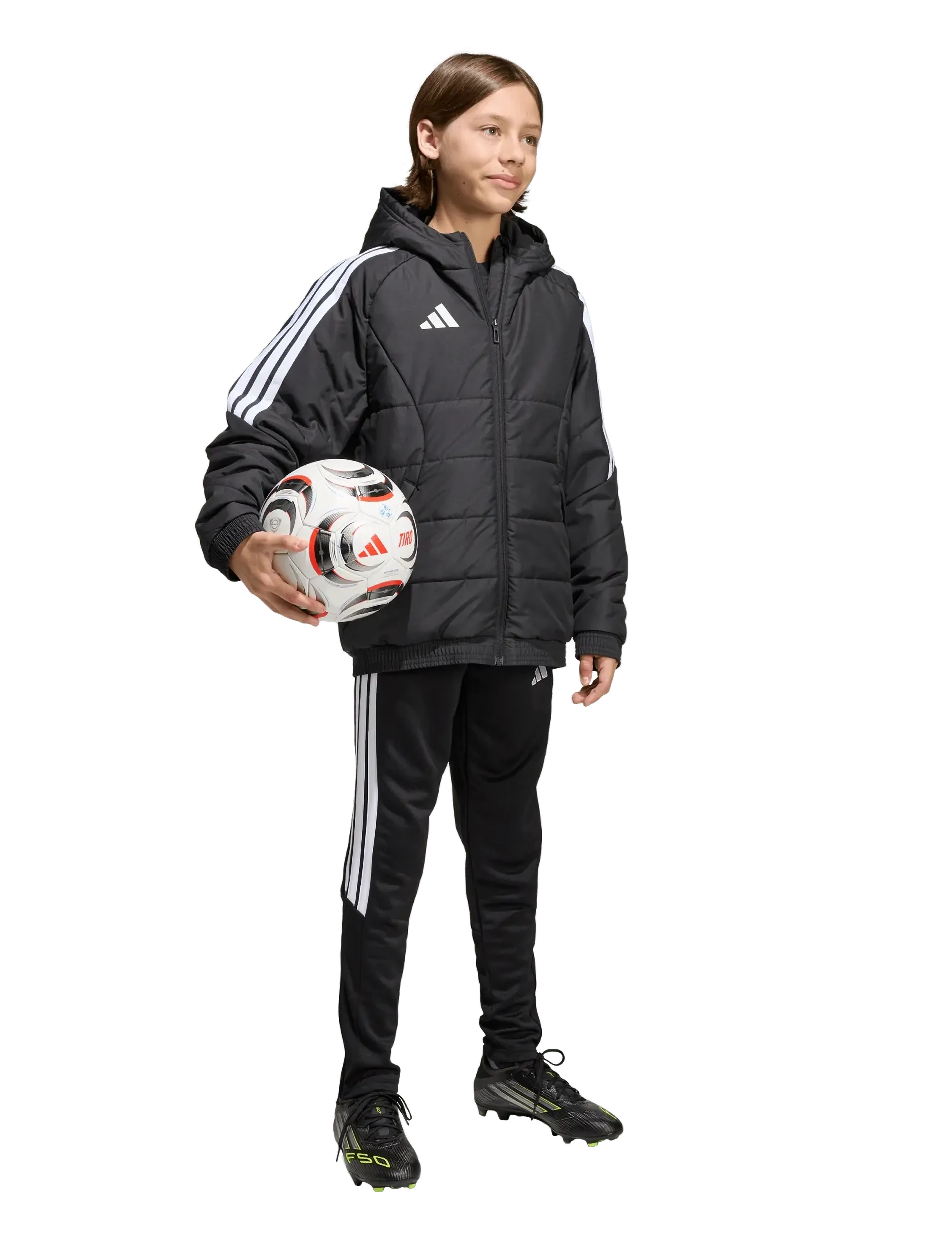adidas Performance Tiro26 Win Jkty, 176, Jackets & Coats, Schwarz - Puffer Padded, Kinder