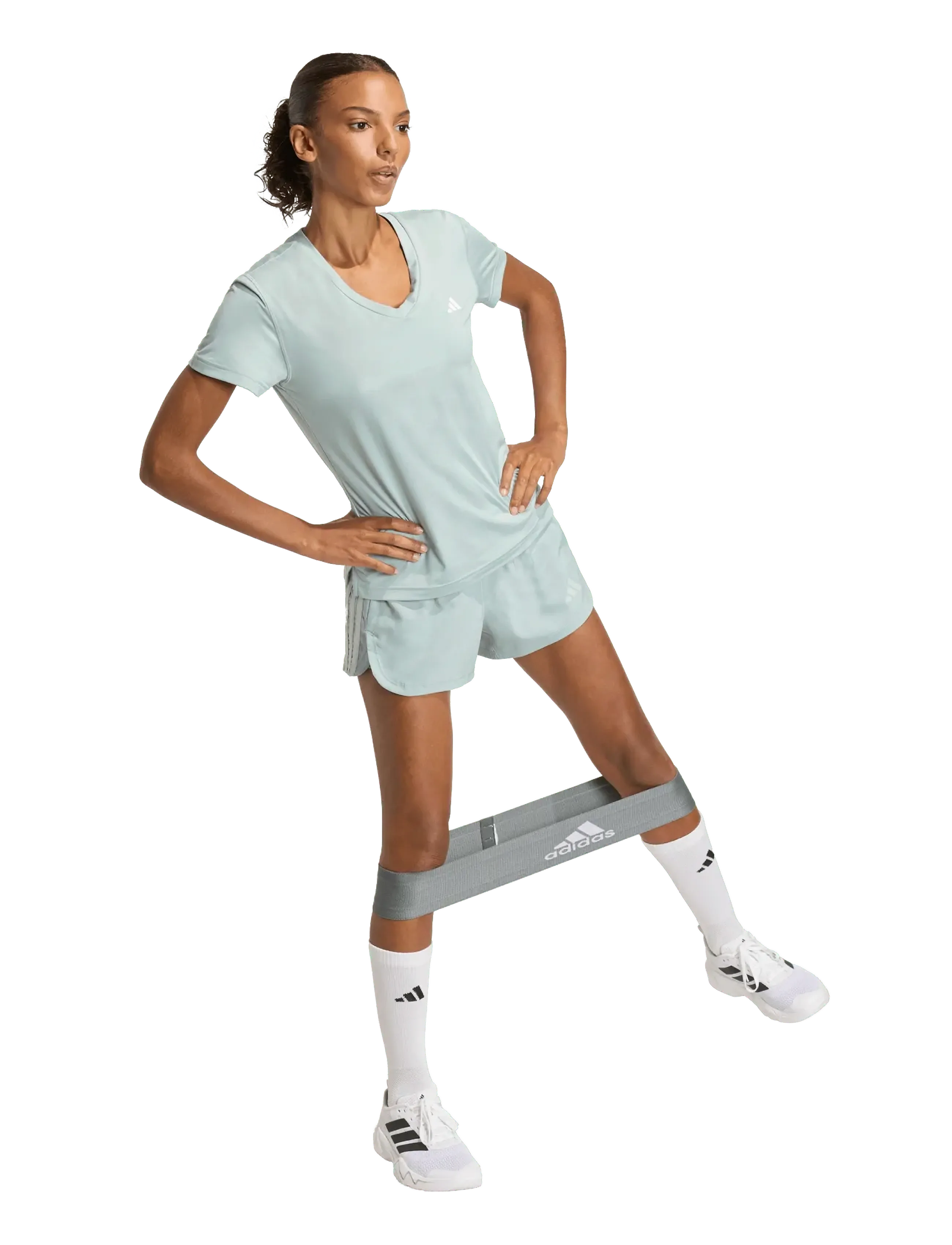 adidas Performance PACER 2IN1 - Hosen - WOSA / green