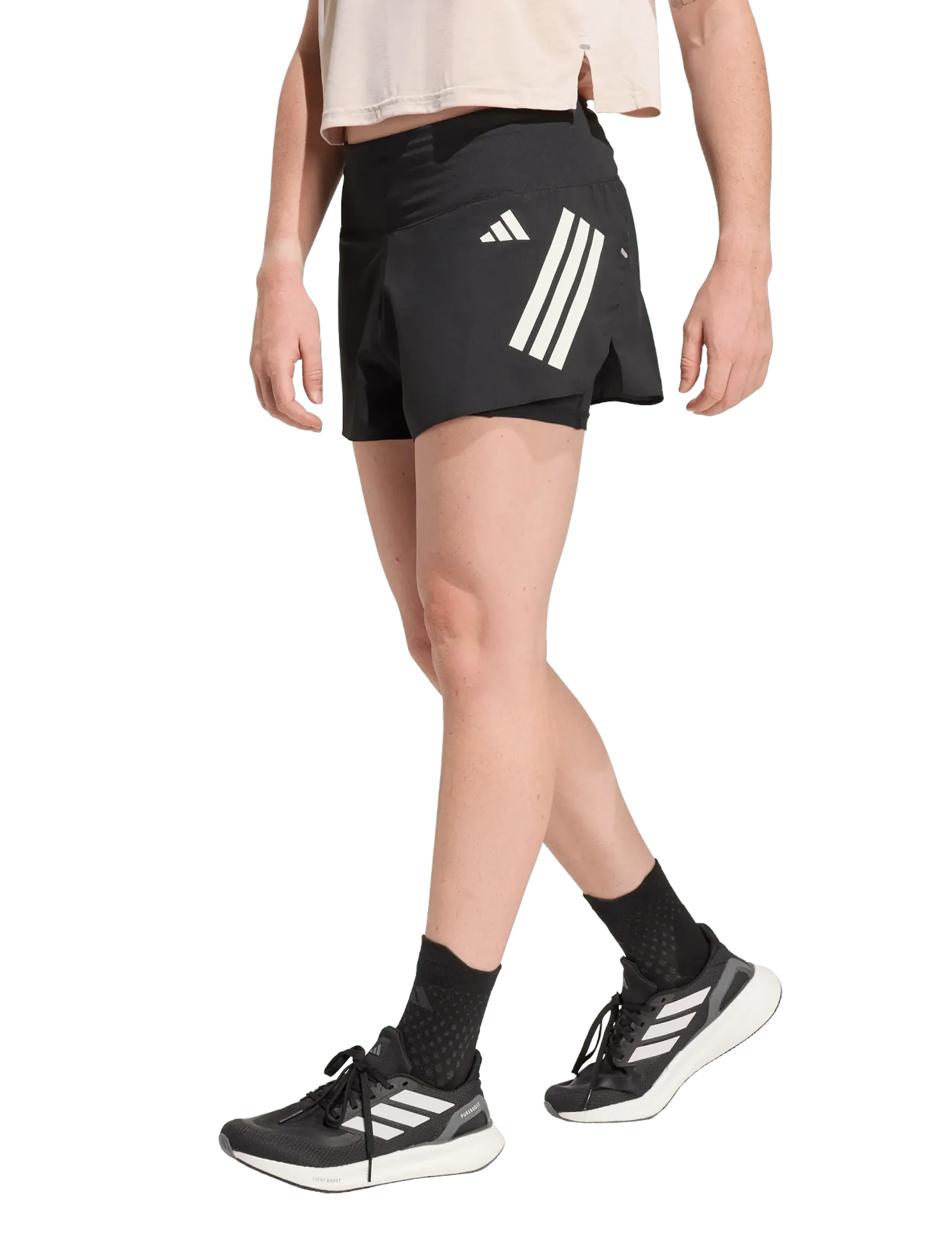 adidas Performance - ADI365/// 2i1 W - hlaupastuttbuxur - black - 5