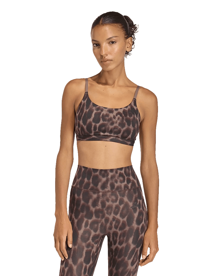 adidas Performance - OPT AOP LS BRA - sports bras - earstr/black - 0