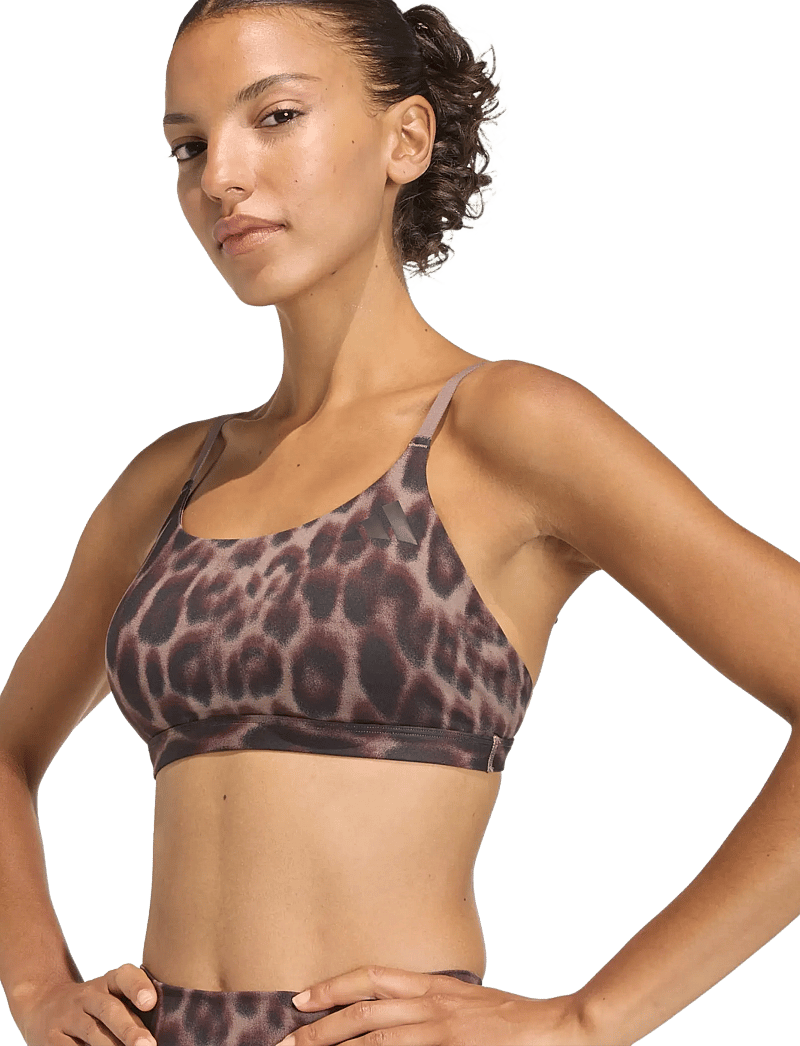 adidas Performance - OPT AOP LS BRA - sports bras - earstr/black - 4