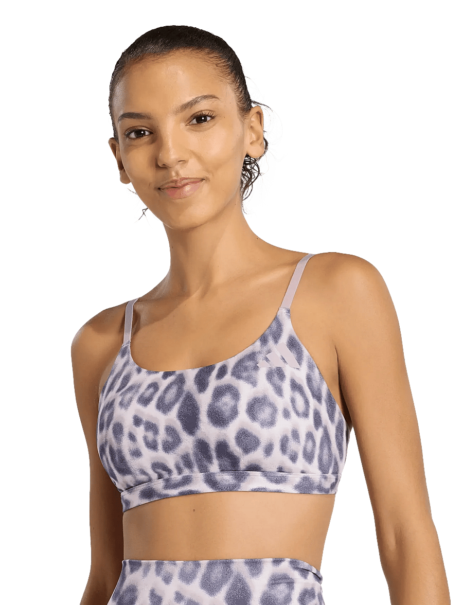 adidas Performance - OPT AOP LS BRA - sports bras - icepur/shanav - 4